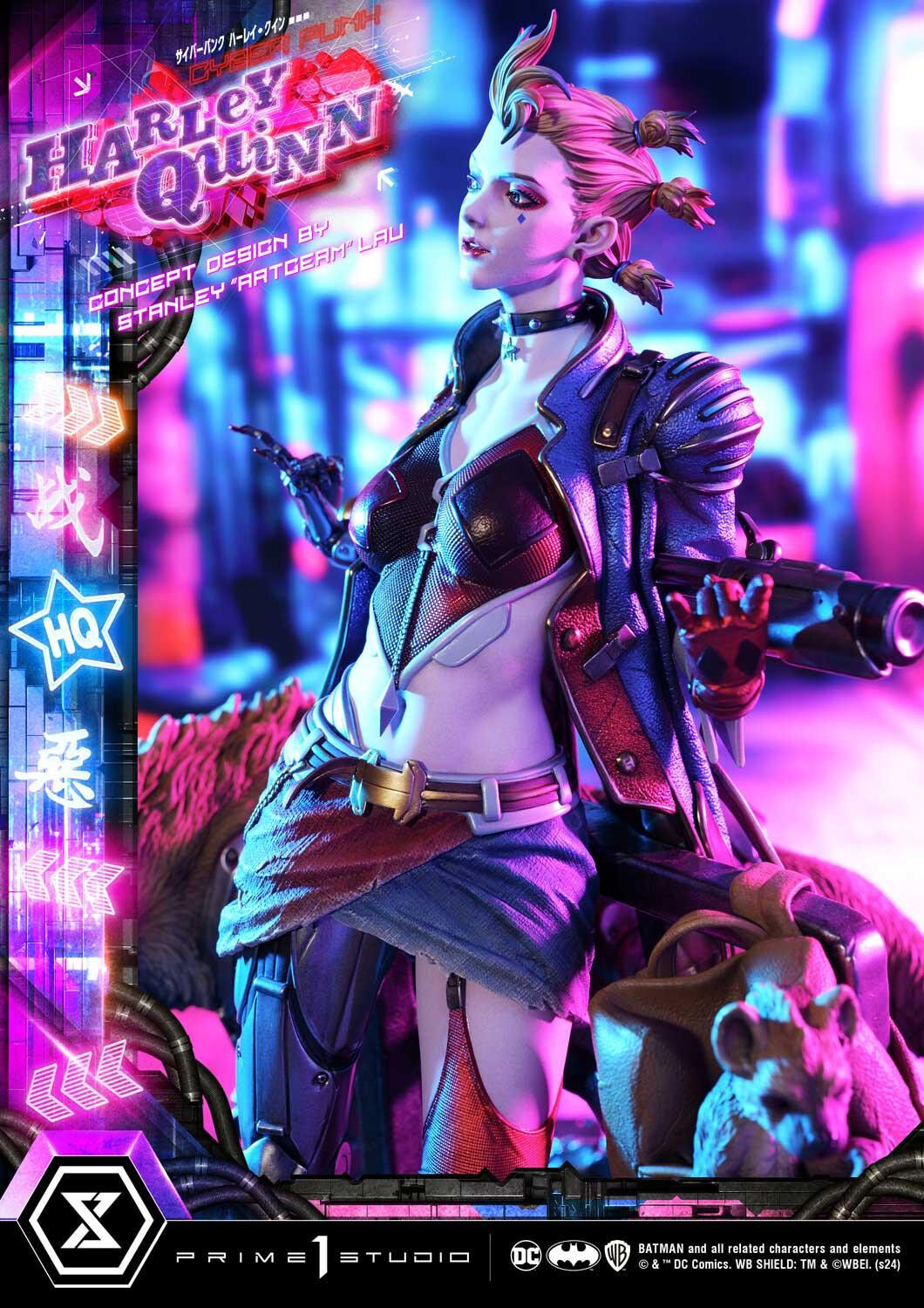 Batman - Bud - Harley Quinn - Lou - Ultimate Premium Masterline  (UPMDC-08) - 1/4 - Cyberpunk (Prime 1 Studio) photo 72