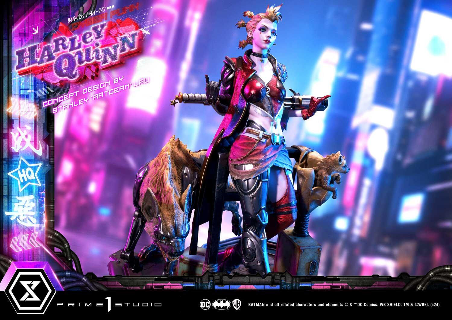 Batman - Bud - Harley Quinn - Lou - Ultimate Premium Masterline  (UPMDC-08) - 1/4 - Cyberpunk (Prime 1 Studio) photo 76