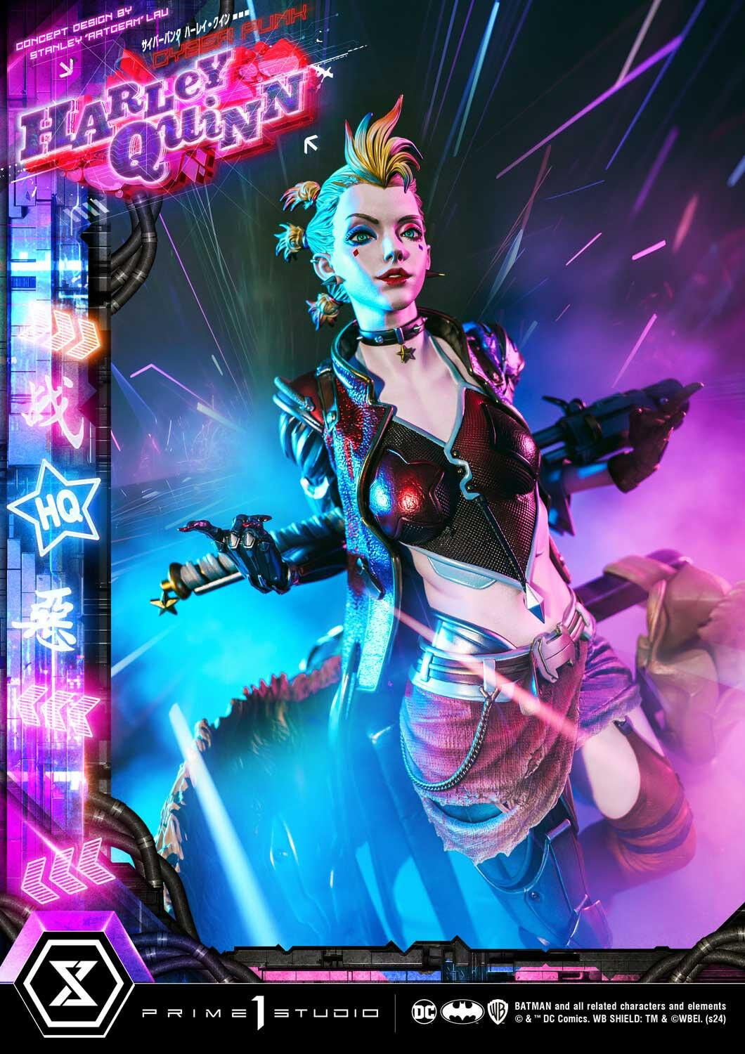 Batman - Bud - Harley Quinn - Lou - Ultimate Premium Masterline  (UPMDC-08) - 1/4 - Cyberpunk (Prime 1 Studio) photo 77