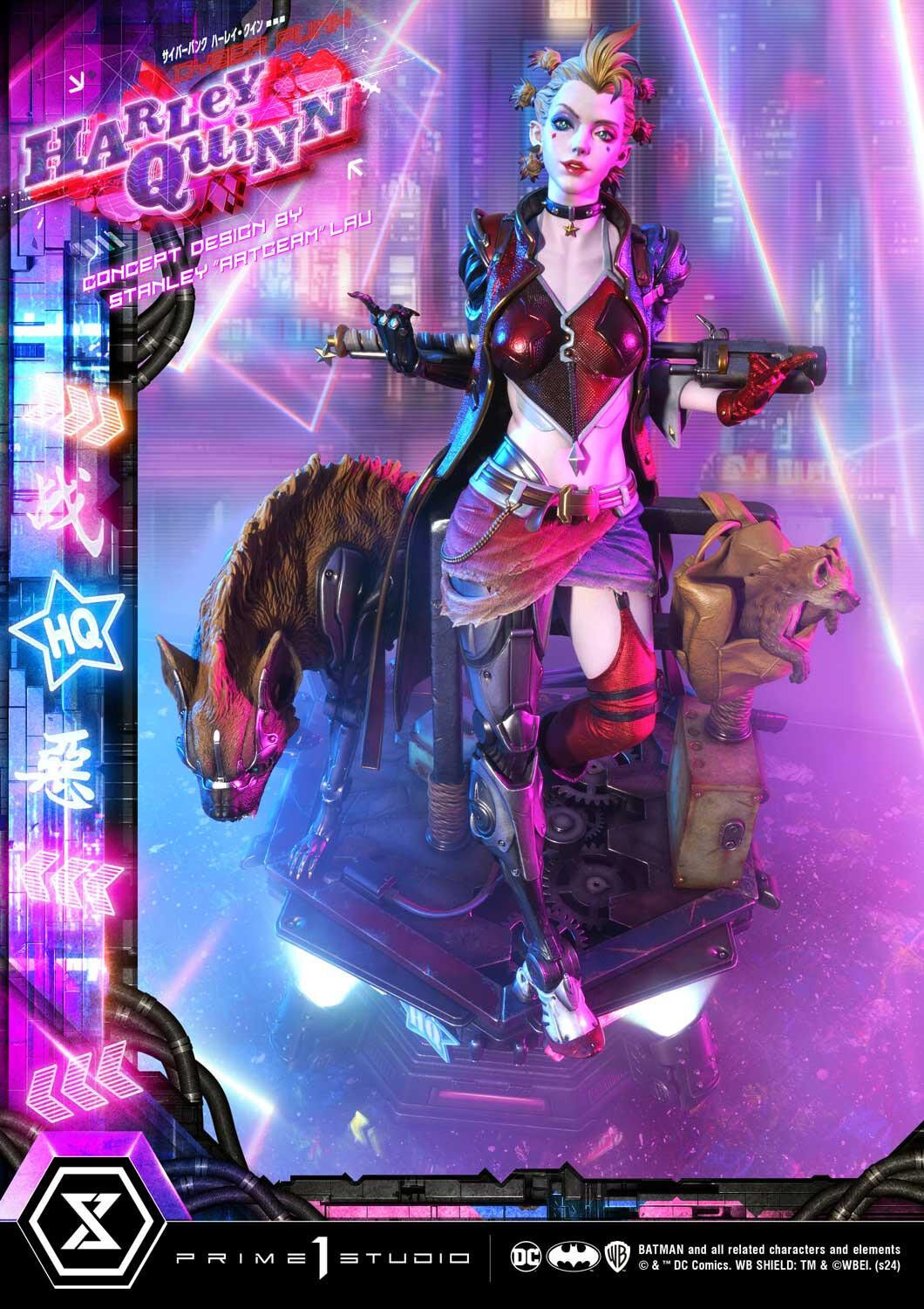 Batman - Bud - Harley Quinn - Lou - Ultimate Premium Masterline  (UPMDC-08) - 1/4 - Cyberpunk (Prime 1 Studio) photo 78