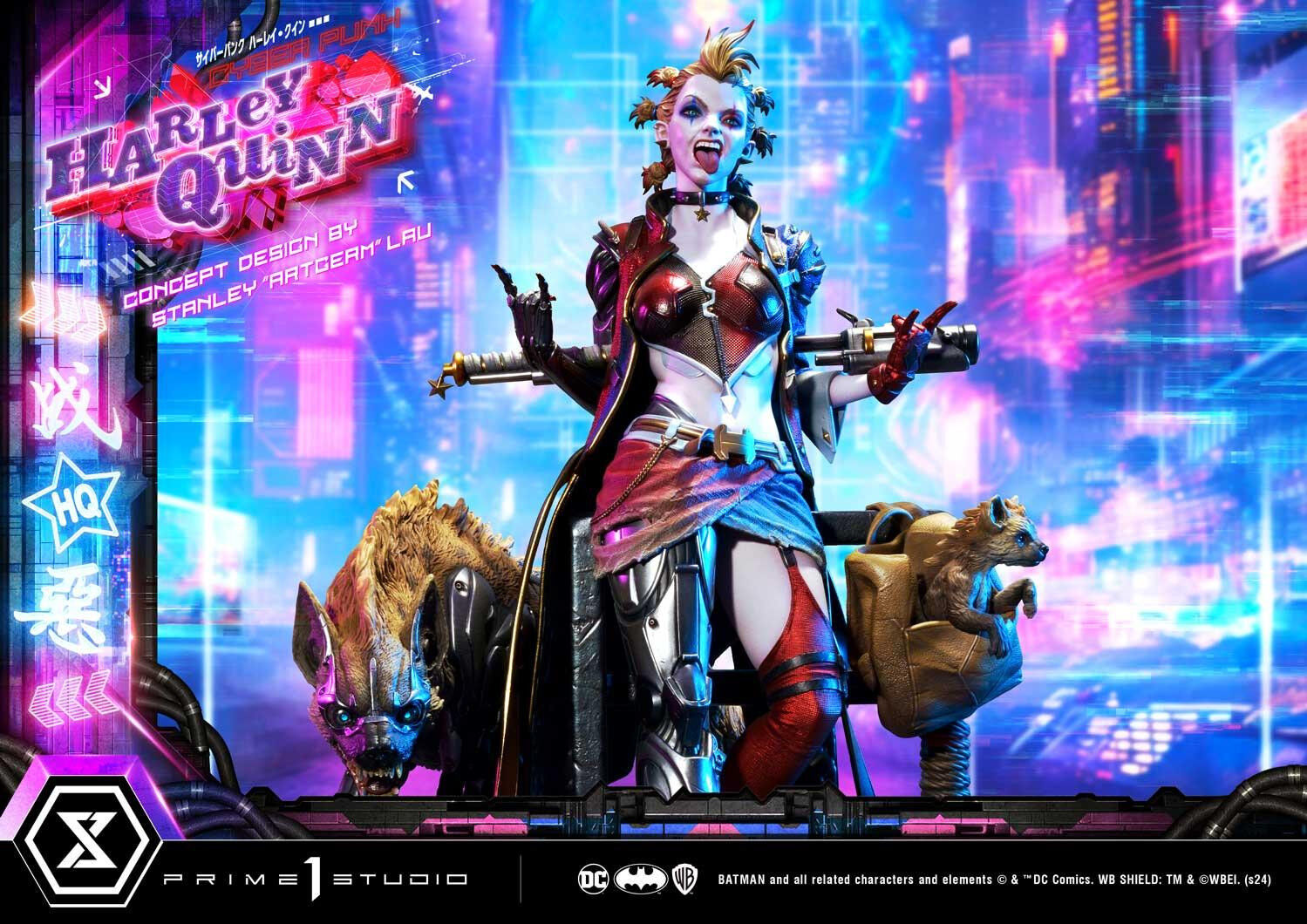 Batman - Bud - Harley Quinn - Lou - Ultimate Premium Masterline  (UPMDC-08) - 1/4 - Cyberpunk (Prime 1 Studio) photo 79
