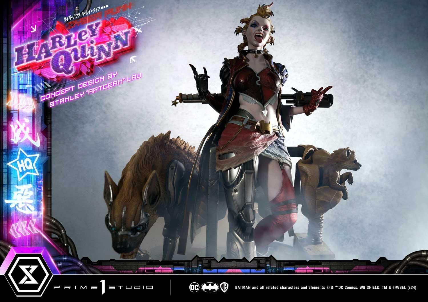 Batman - Bud - Harley Quinn - Lou - Ultimate Premium Masterline  (UPMDC-08) - 1/4 - Cyberpunk (Prime 1 Studio) photo 80