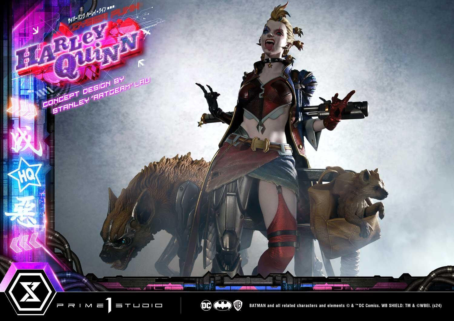 Batman - Bud - Harley Quinn - Lou - Ultimate Premium Masterline  (UPMDC-08) - 1/4 - Cyberpunk (Prime 1 Studio) photo 81