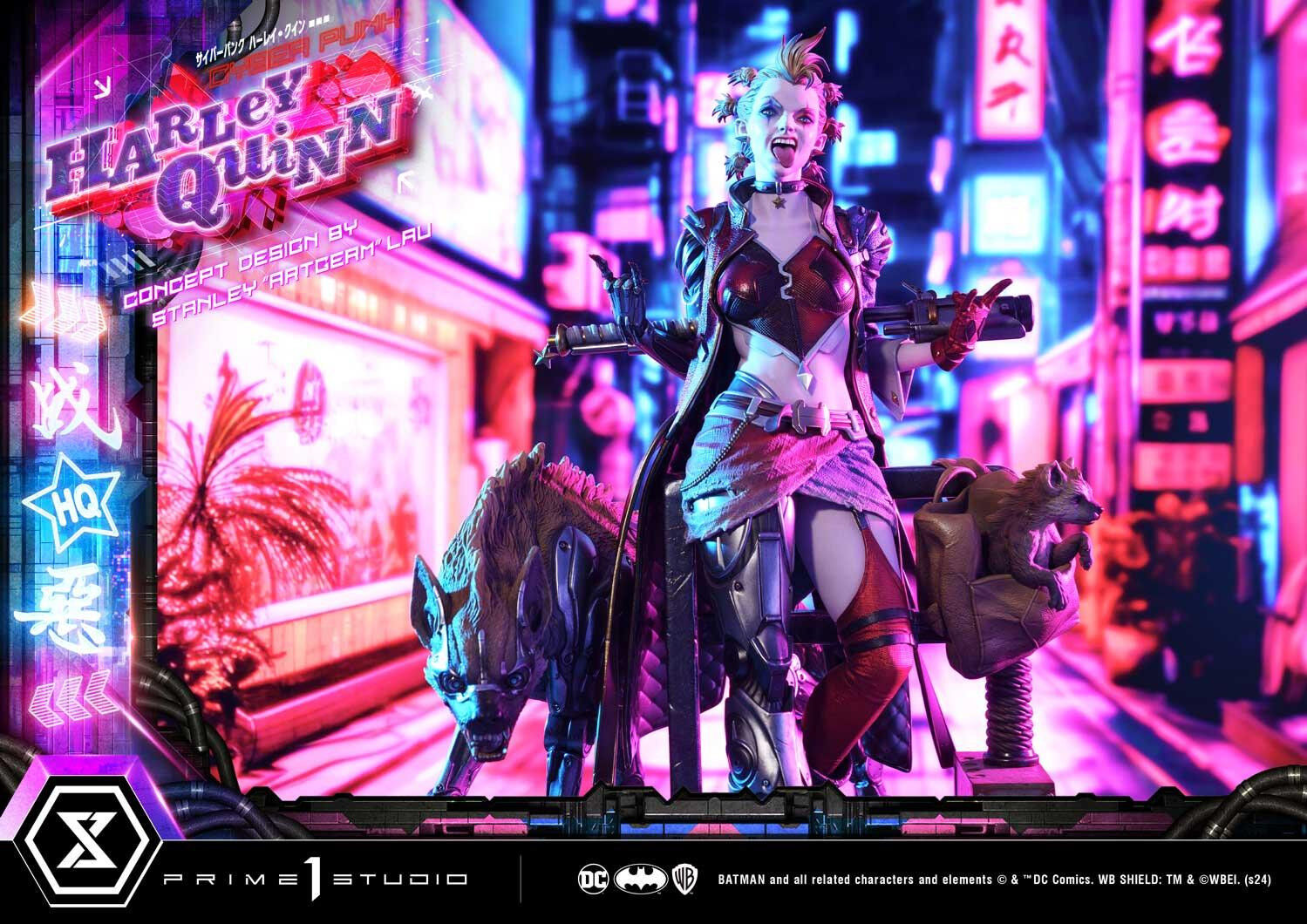 Batman - Bud - Harley Quinn - Lou - Ultimate Premium Masterline  (UPMDC-08) - 1/4 - Cyberpunk (Prime 1 Studio) photo 82