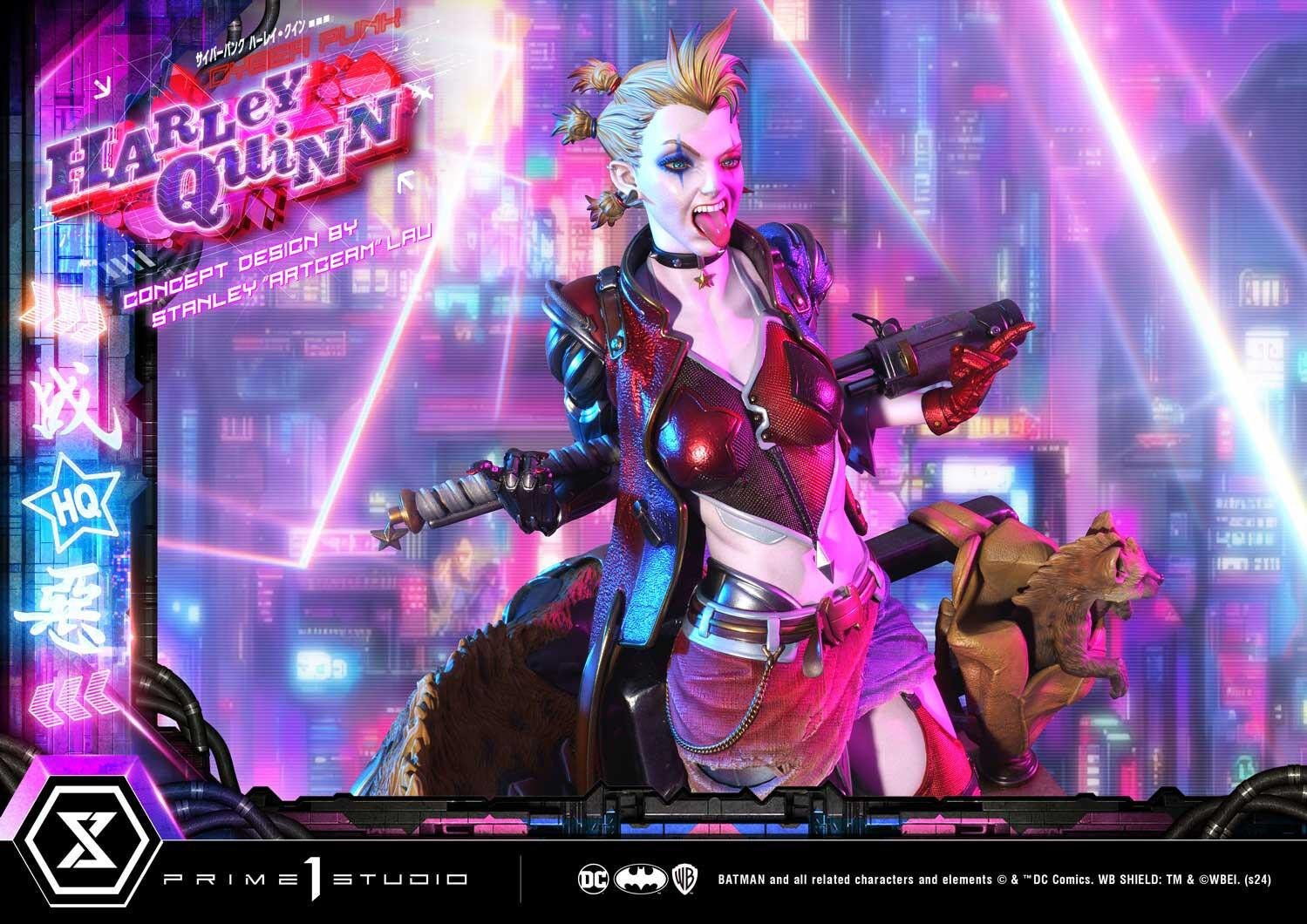 Batman - Bud - Harley Quinn - Lou - Ultimate Premium Masterline  (UPMDC-08) - 1/4 - Cyberpunk (Prime 1 Studio) photo 83