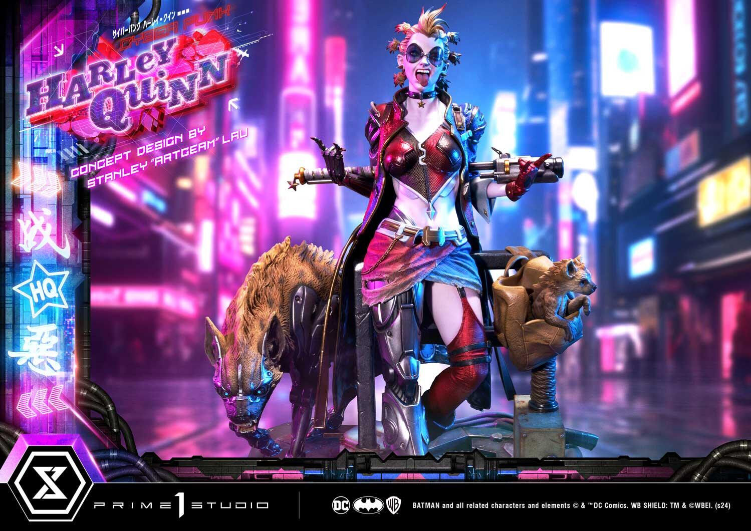 Batman - Bud - Harley Quinn - Lou - Ultimate Premium Masterline  (UPMDC-08) - 1/4 - Cyberpunk (Prime 1 Studio) photo 84