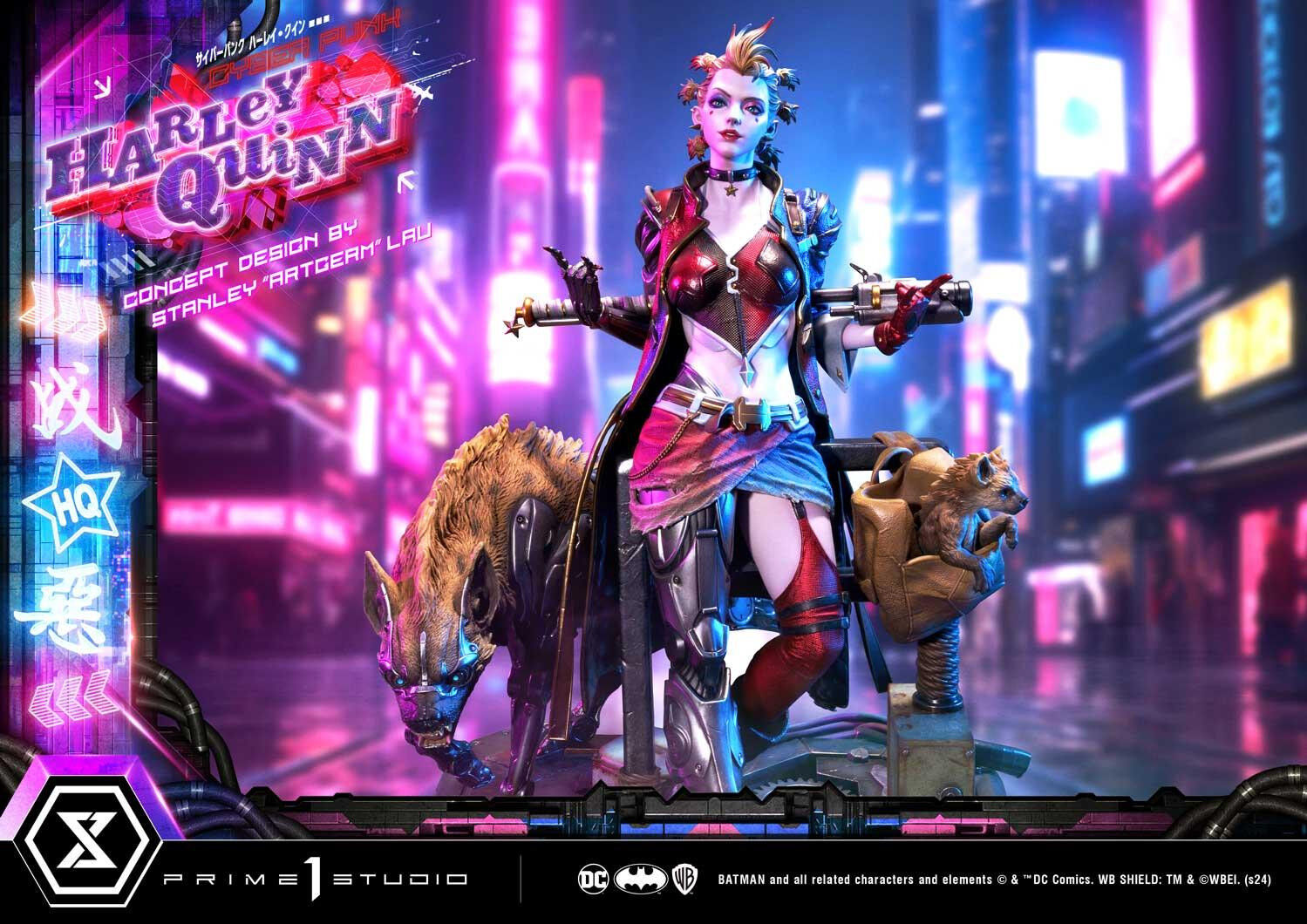 Batman - Bud - Harley Quinn - Lou - Ultimate Premium Masterline  (UPMDC-08) - 1/4 - Cyberpunk (Prime 1 Studio) photo 87
