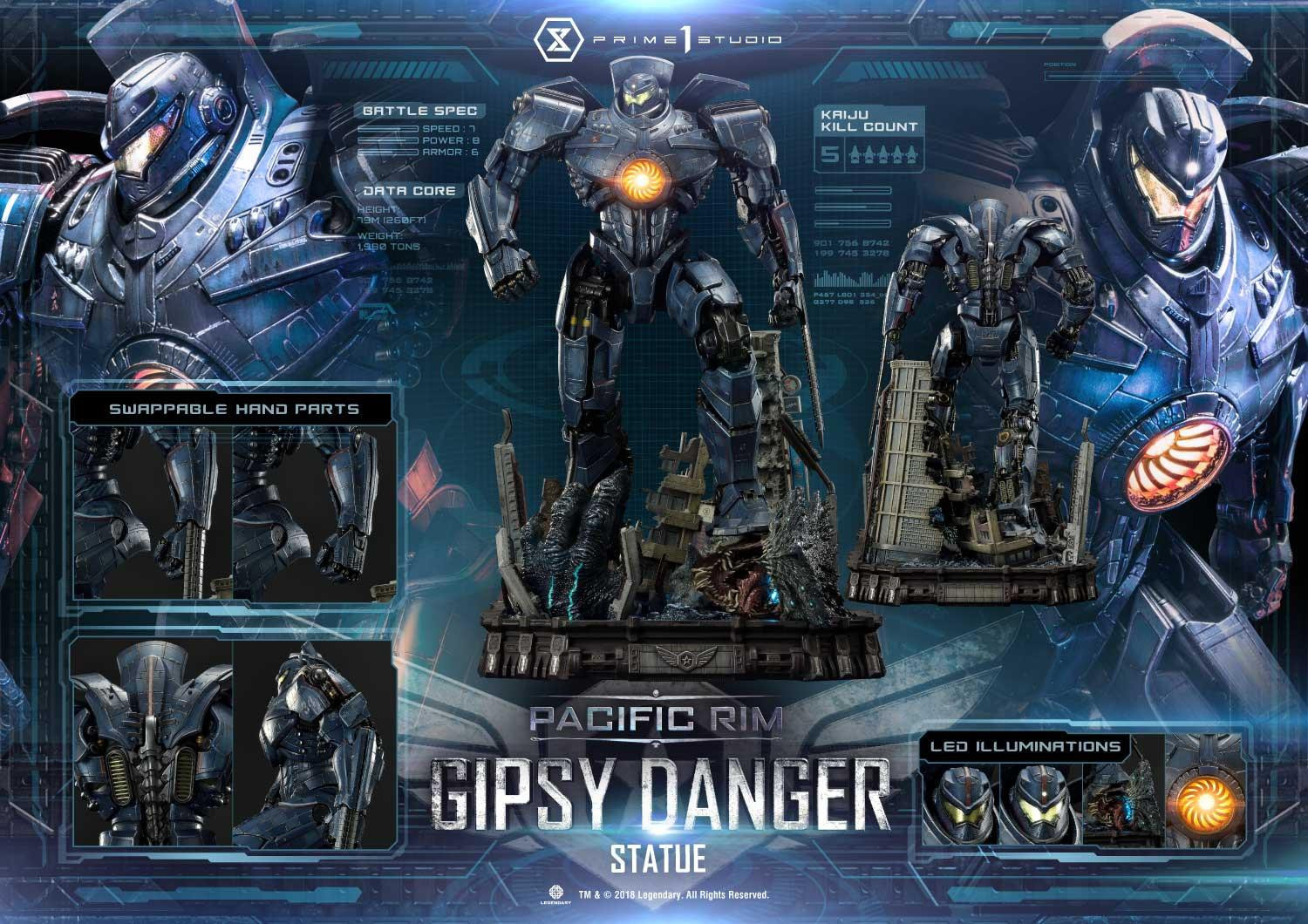 Pacific Rim - Gipsy Danger - Ultimate Diorama Masterline  (UDMPACRIM-01) (Prime 1 Studio) photo 27