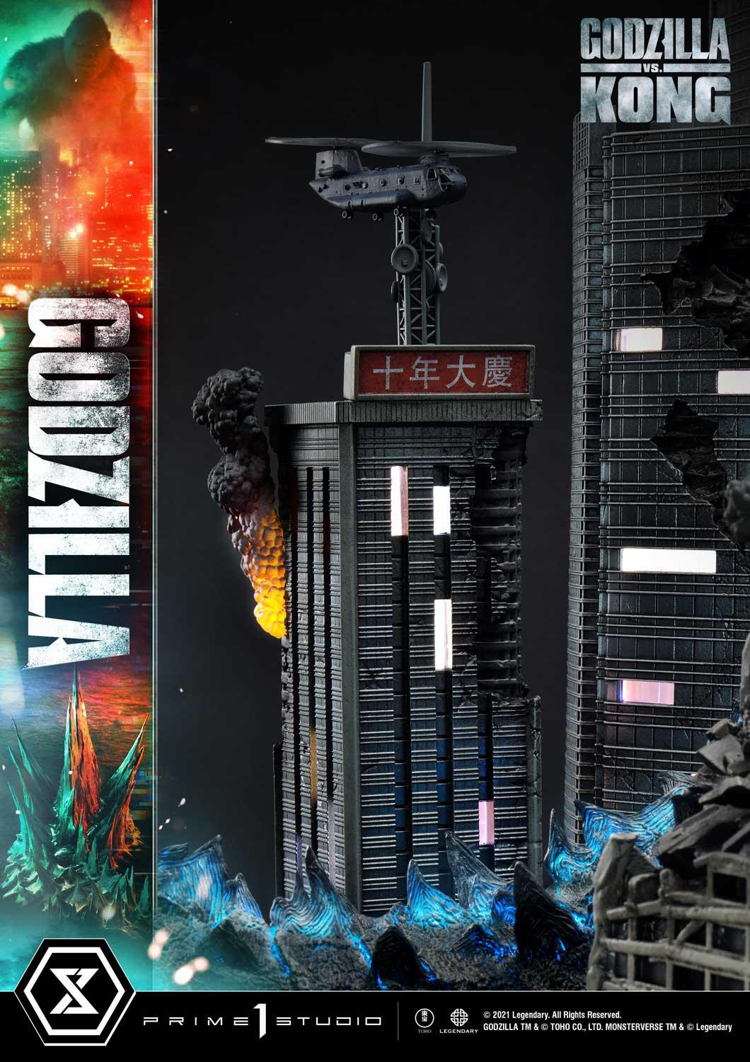 Godzilla vs. Kong - Gojira - Diorama - Ultimate Diorama Masterline  (UDMGVK-01) - Final Battle (Prime 1 Studio) photo 23