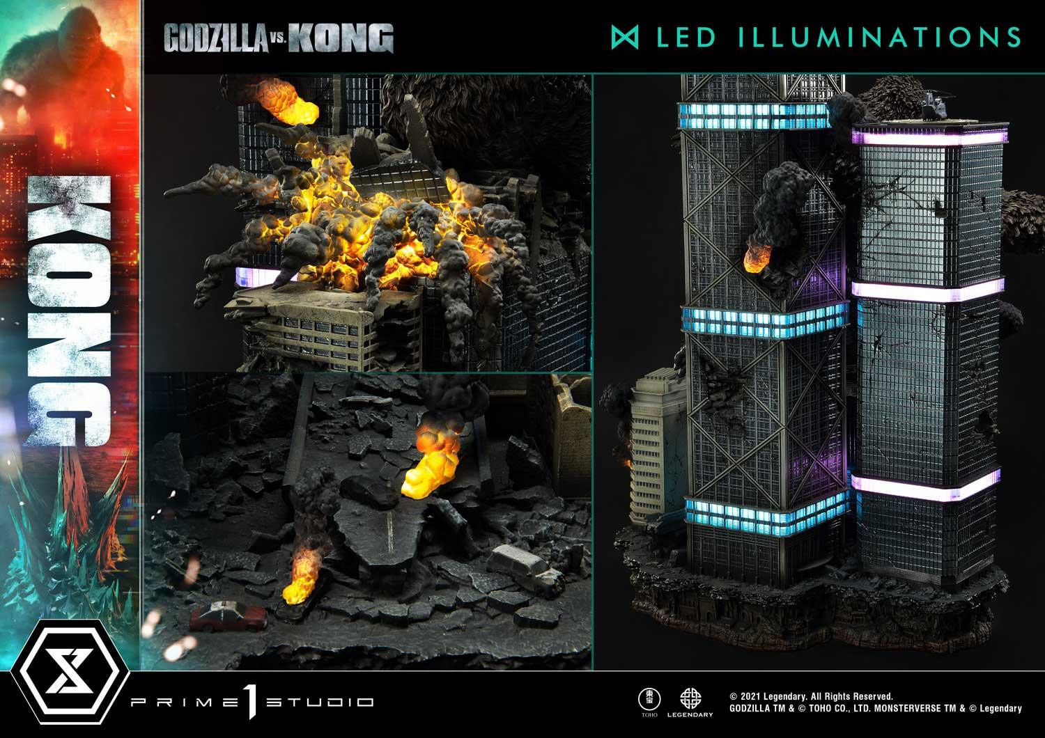 Godzilla vs. Kong - Gojira - King Kong - Diorama - Ultimate Diorama Masterline (UDMGVK-03) - Final Battle (Prime 1 Studio)