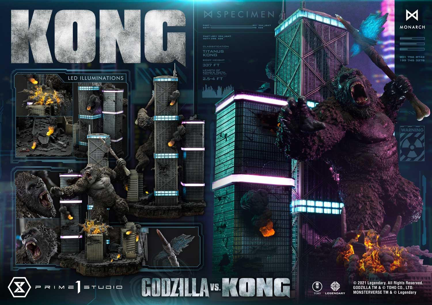 Godzilla vs. Kong - Gojira - King Kong - Diorama - Ultimate Diorama Masterline (UDMGVK-03) - Final Battle (Prime 1 Studio)
