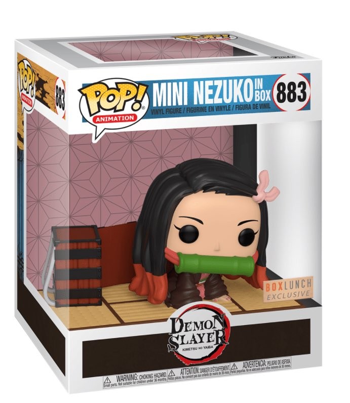 Kimetsu no Yaiba - Kamado Nezuko - POP! Animation  (883) - POP! Deluxe - POP! Vinyl (BoxLunch, Funko Toys)