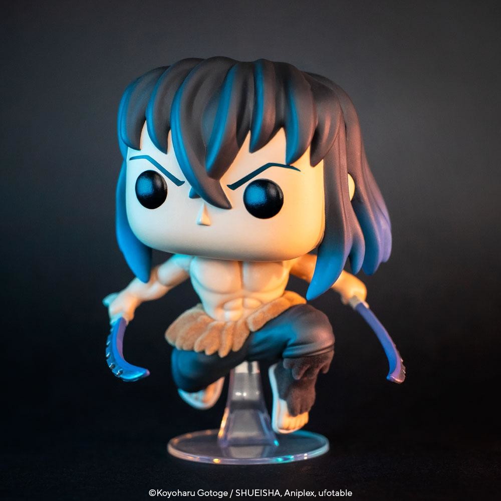 Kimetsu no Yaiba - Hashibira Inosuke - POP! Animation (875) - POP! Vinyl - Unmasked, Flocked, Chase (Funko Toys) photo 3