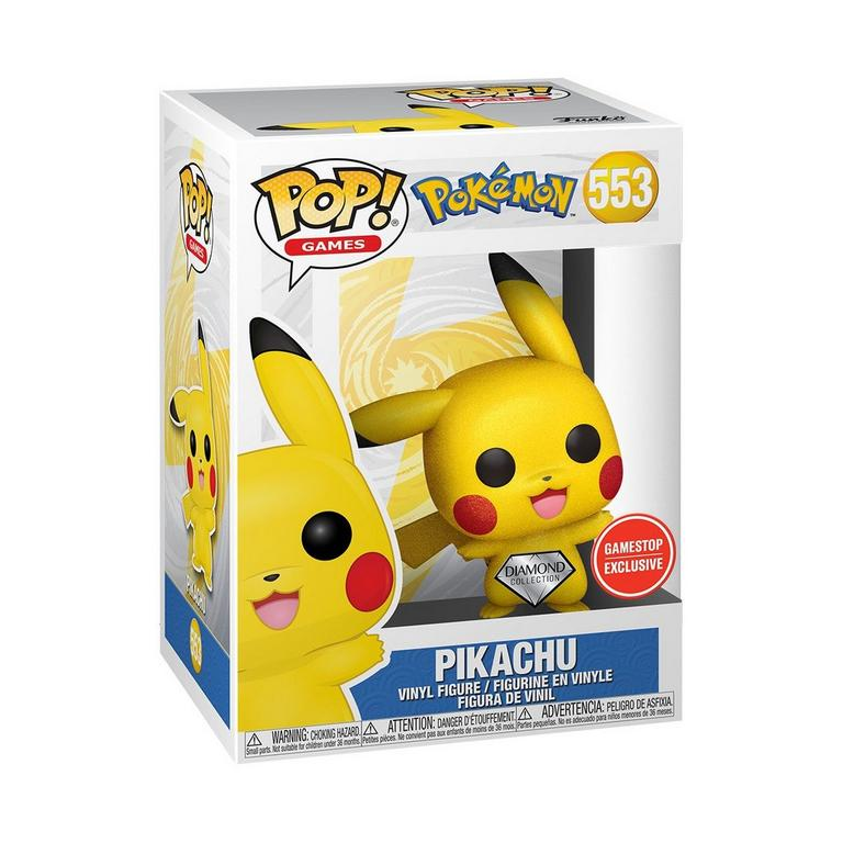 Pocket Monsters - Pikachu - Diamond Collection - POP! Games  (553) - POP! Pokémon - POP! Vinyl  (43263) - Waving, Diamond Collection (Funko Toys)
