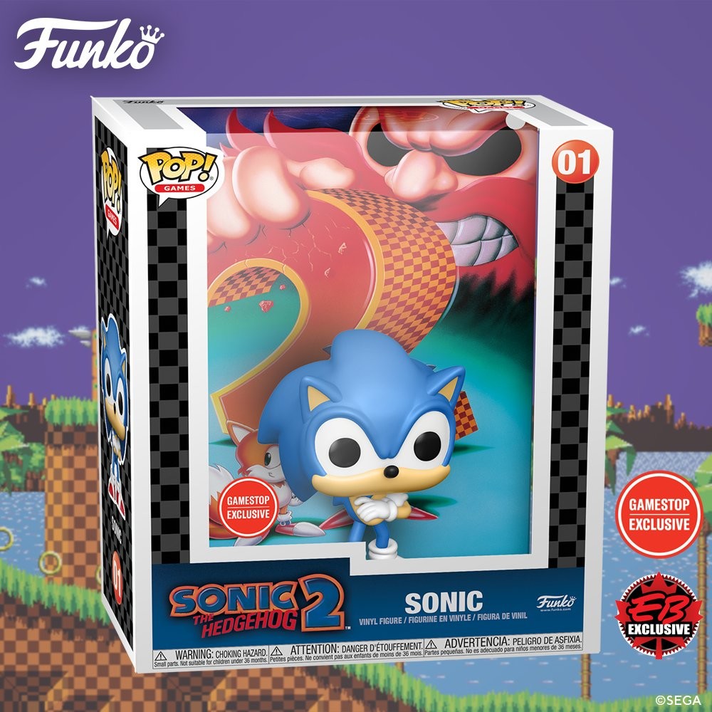 Sonic the Hedgehog 2 - Sonic the Hedgehog - POP! Game Cover (#01) - POP! Games - POP! Vinyl (Funko Toys) photo 2