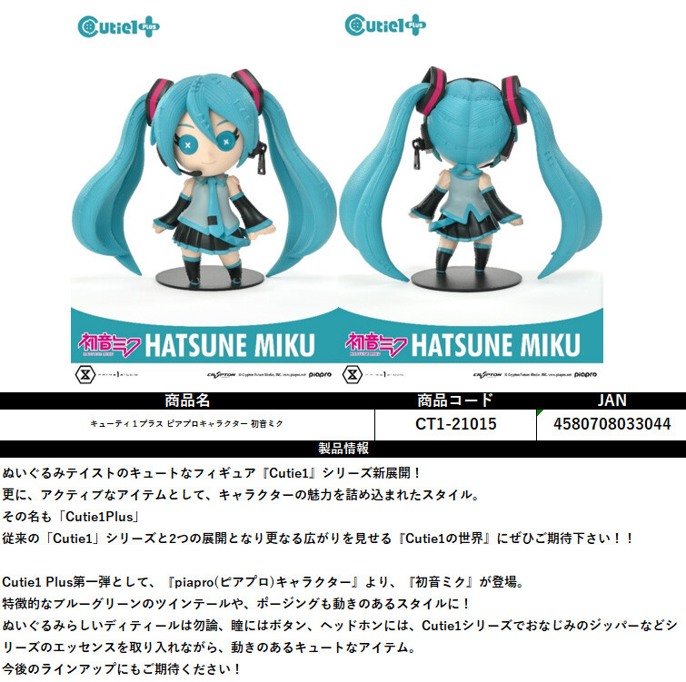 Piapro Characters - Hatsune Miku - Cutie1 Plus (Prime 1 Studio)