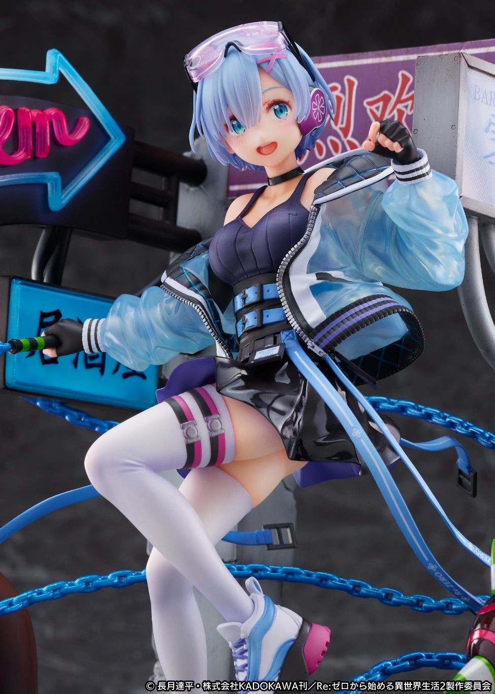 Re:Zero kara Hajimeru Isekai Seikatsu - Rem - Shibuya Scramble Figure - 1/7 - Neon City Ver. (Alpha Satellite, eStream)