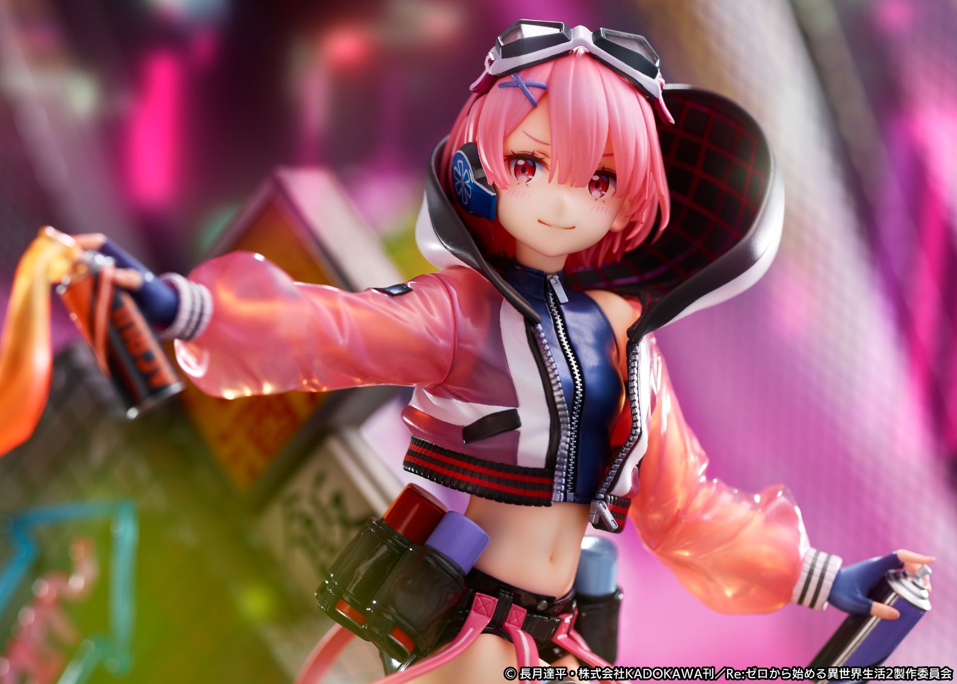 Re:Zero kara Hajimeru Isekai Seikatsu - Ram - Shibuya Scramble Figure - 1/7 - Neon City Ver. (Alpha Satellite, eStream)