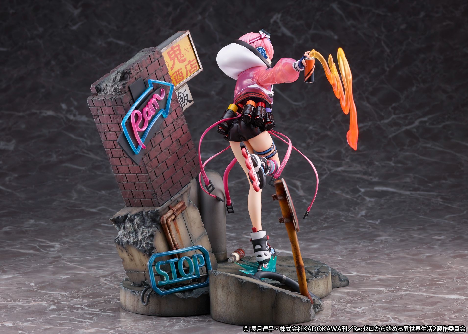 Re:Zero kara Hajimeru Isekai Seikatsu - Ram - Shibuya Scramble Figure - 1/7 - Neon City Ver. (Alpha Satellite, eStream)