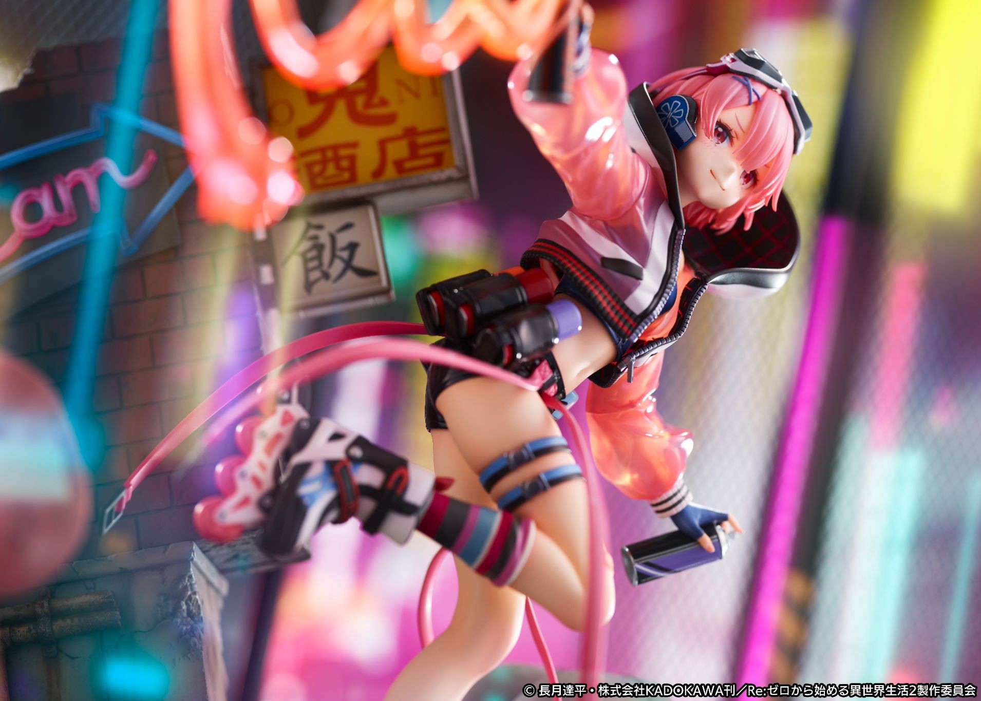 Re:Zero kara Hajimeru Isekai Seikatsu - Ram - Shibuya Scramble Figure - 1/7 - Neon City Ver. (Alpha Satellite, eStream)