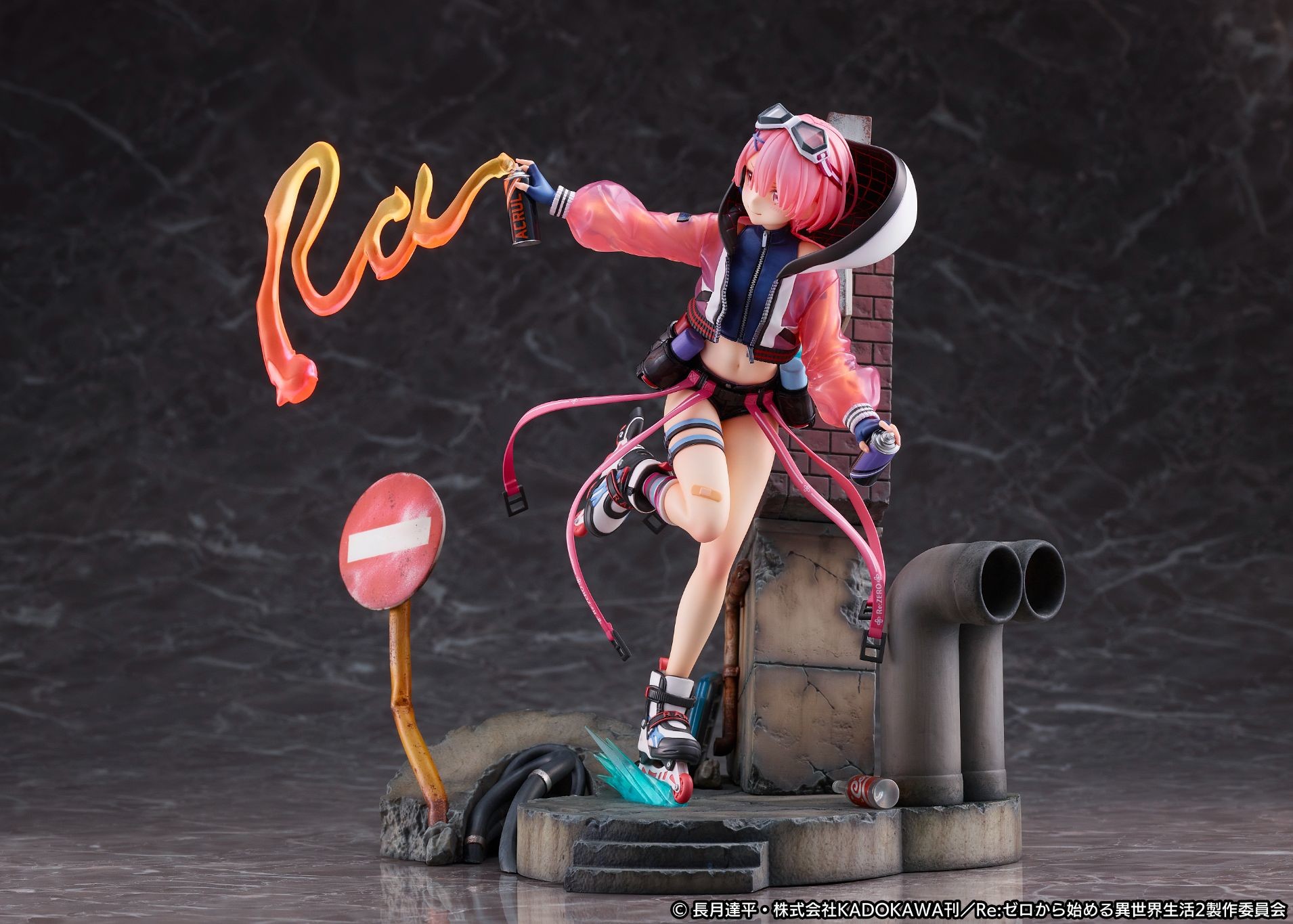 Re:Zero kara Hajimeru Isekai Seikatsu - Ram - Shibuya Scramble Figure - 1/7 - Neon City Ver. (Alpha Satellite, eStream)