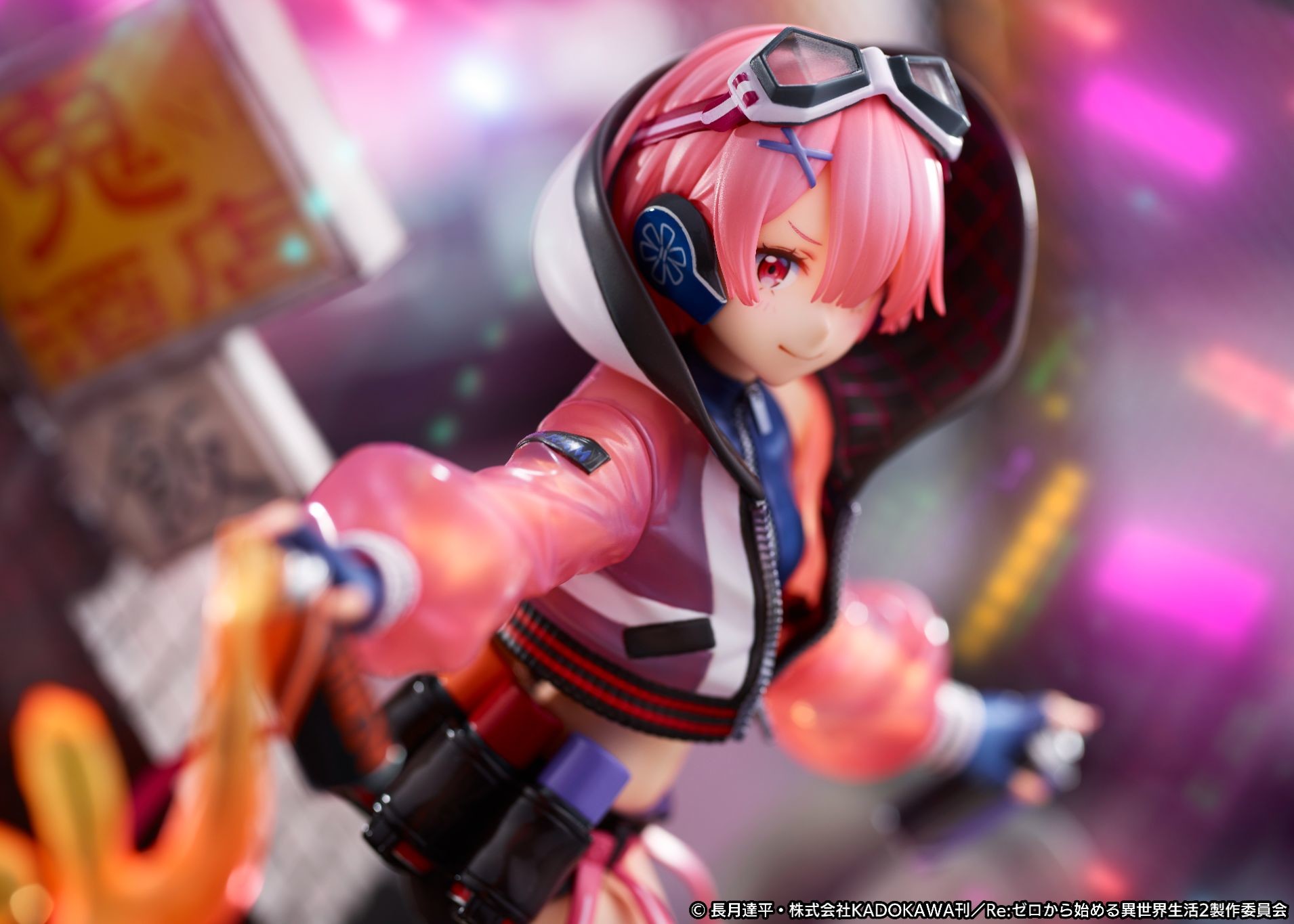 Re:Zero kara Hajimeru Isekai Seikatsu - Ram - Shibuya Scramble Figure - 1/7 - Neon City Ver. (Alpha Satellite, eStream)