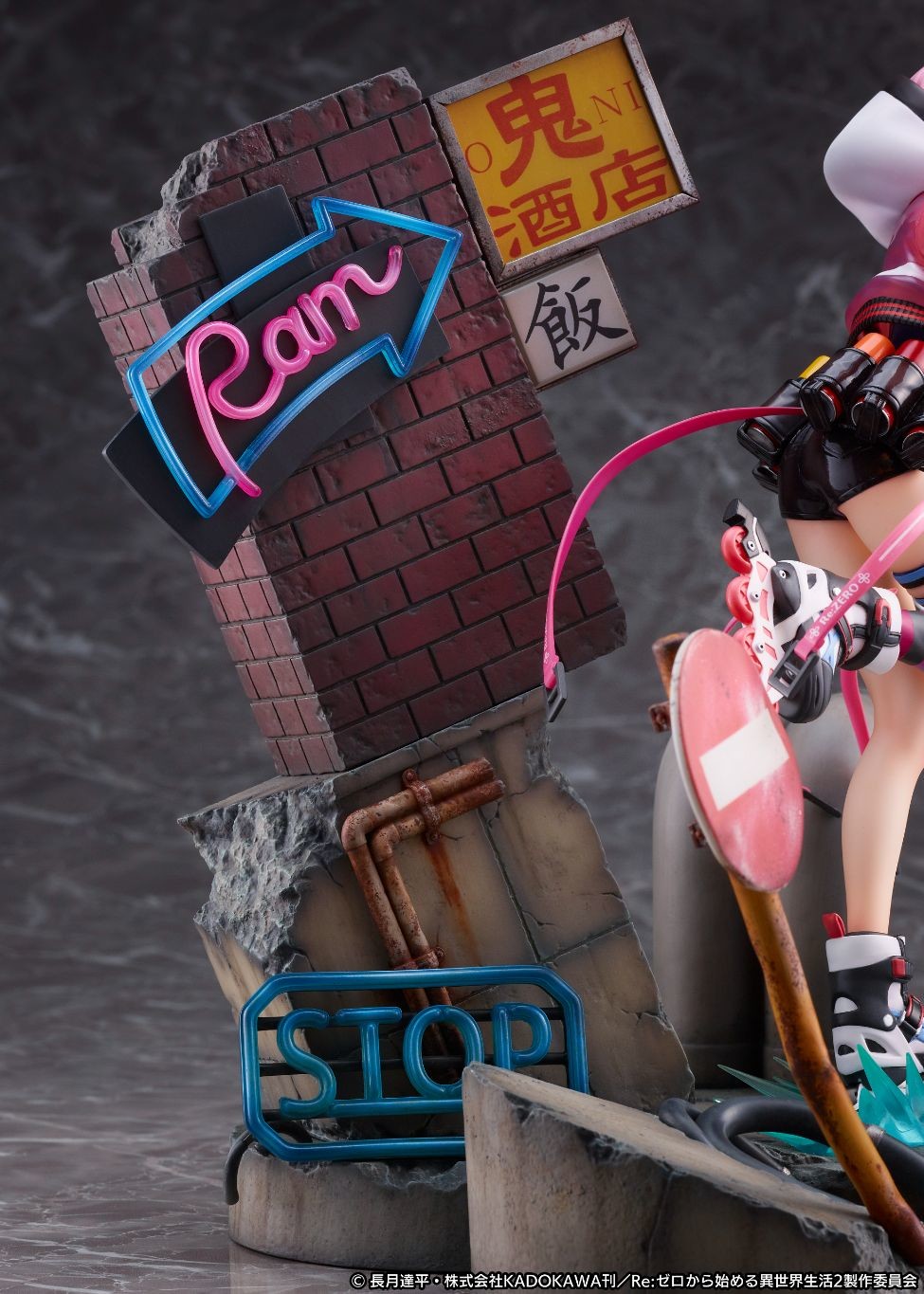 Re:Zero kara Hajimeru Isekai Seikatsu - Ram - Shibuya Scramble Figure - 1/7 - Neon City Ver. (Alpha Satellite, eStream)