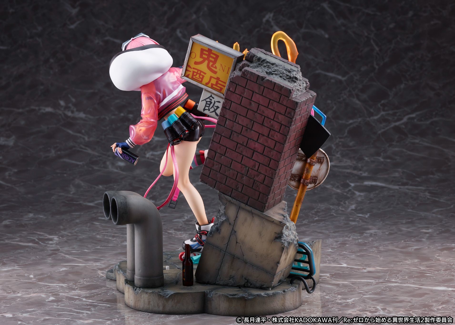 Re:Zero kara Hajimeru Isekai Seikatsu - Ram - Shibuya Scramble Figure - 1/7 - Neon City Ver. (Alpha Satellite, eStream)