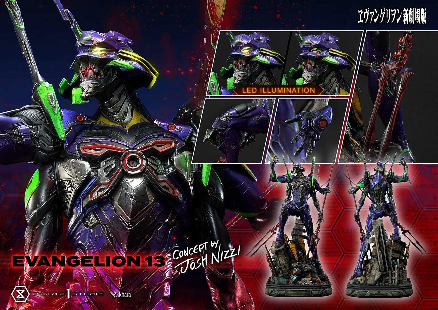Evangelion Shin Gekijouban - EVA Mark.06 - EVA-13 - Ultimate Diorama Masterline  (UDMEVA-05DX) - DX Version (Prime 1 Studio)