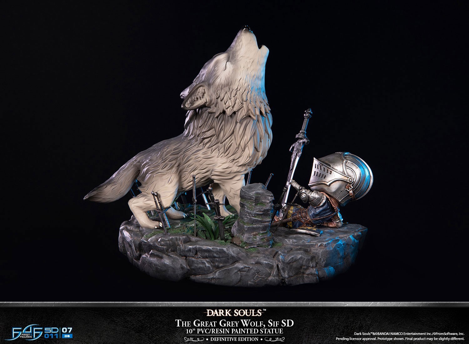 Dark Souls - Haiiro no Dai Ookami Sif - Oscar, Astora no Joukyuu Kishi - Dark Souls SD (SD011|07DS) - Definitive Edition (First 4 Figures) photo 4