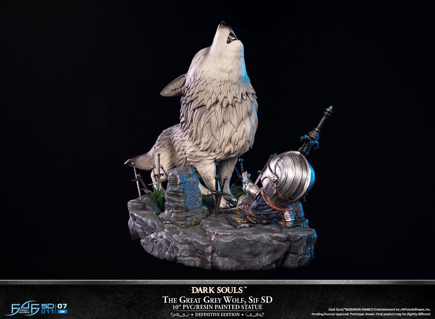 Dark Souls - Haiiro no Dai Ookami Sif - Oscar, Astora no Joukyuu Kishi - Dark Souls SD (SD011|07DS) - Definitive Edition (First 4 Figures) photo 5