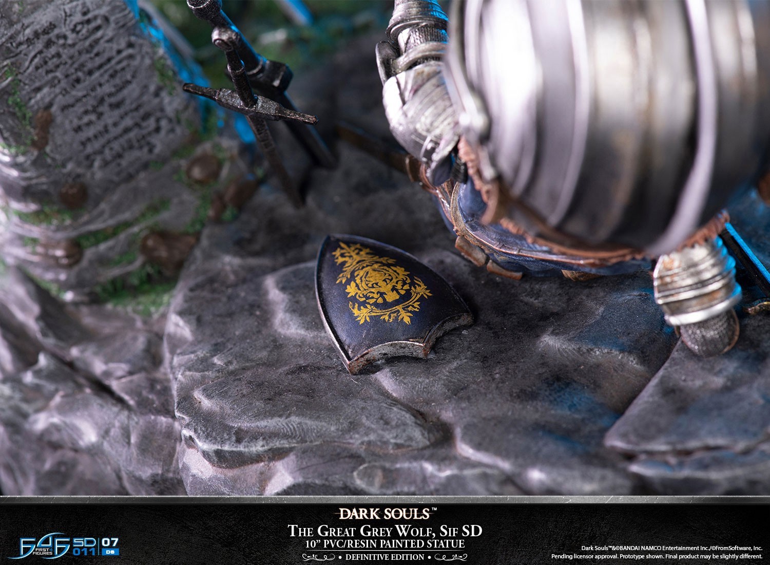 Dark Souls - Haiiro no Dai Ookami Sif - Oscar, Astora no Joukyuu Kishi - Dark Souls SD (SD011|07DS) - Definitive Edition (First 4 Figures) photo 7