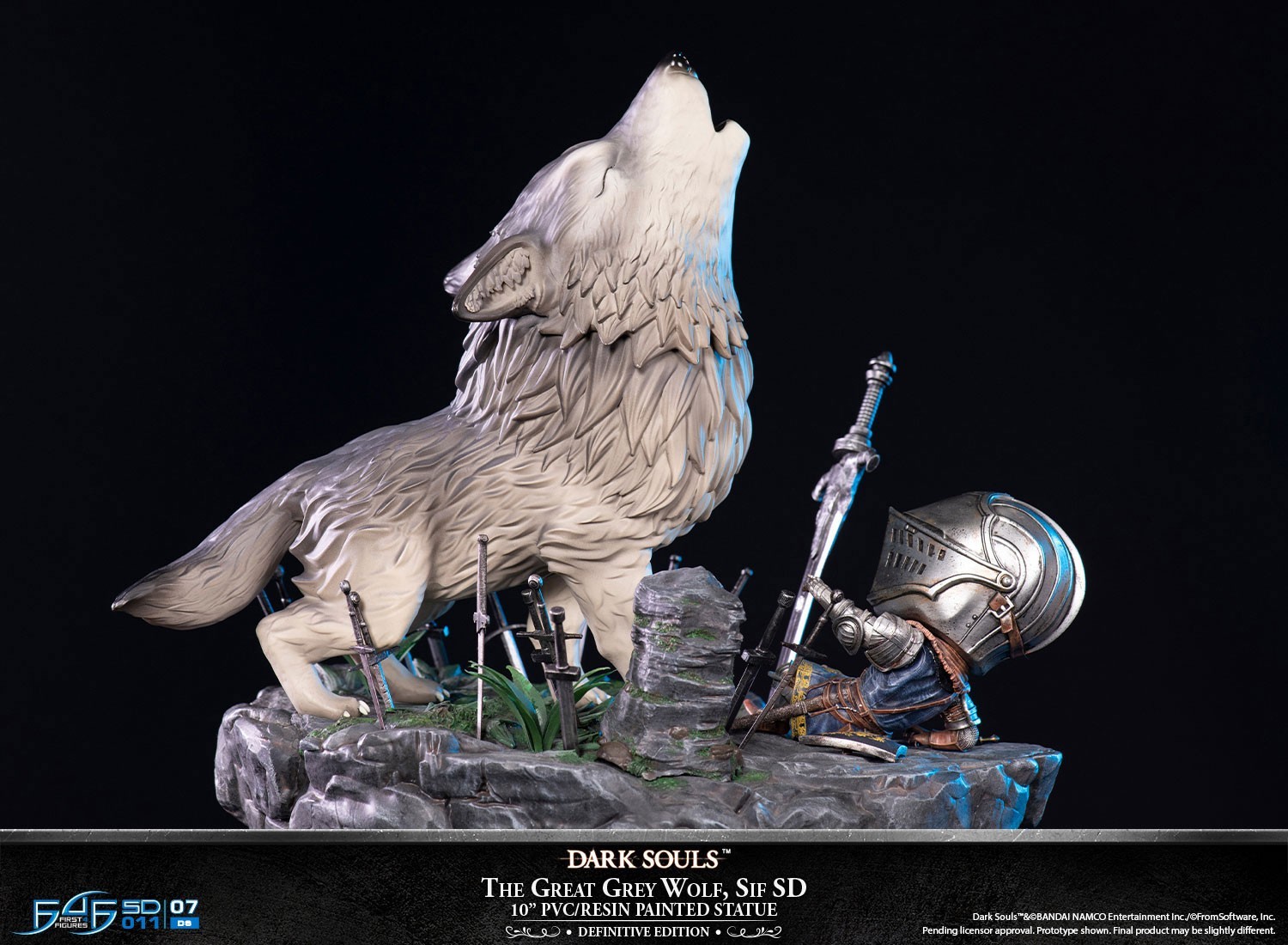 Dark Souls - Haiiro no Dai Ookami Sif - Oscar, Astora no Joukyuu Kishi - Dark Souls SD (SD011|07DS) - Definitive Edition (First 4 Figures) photo 10