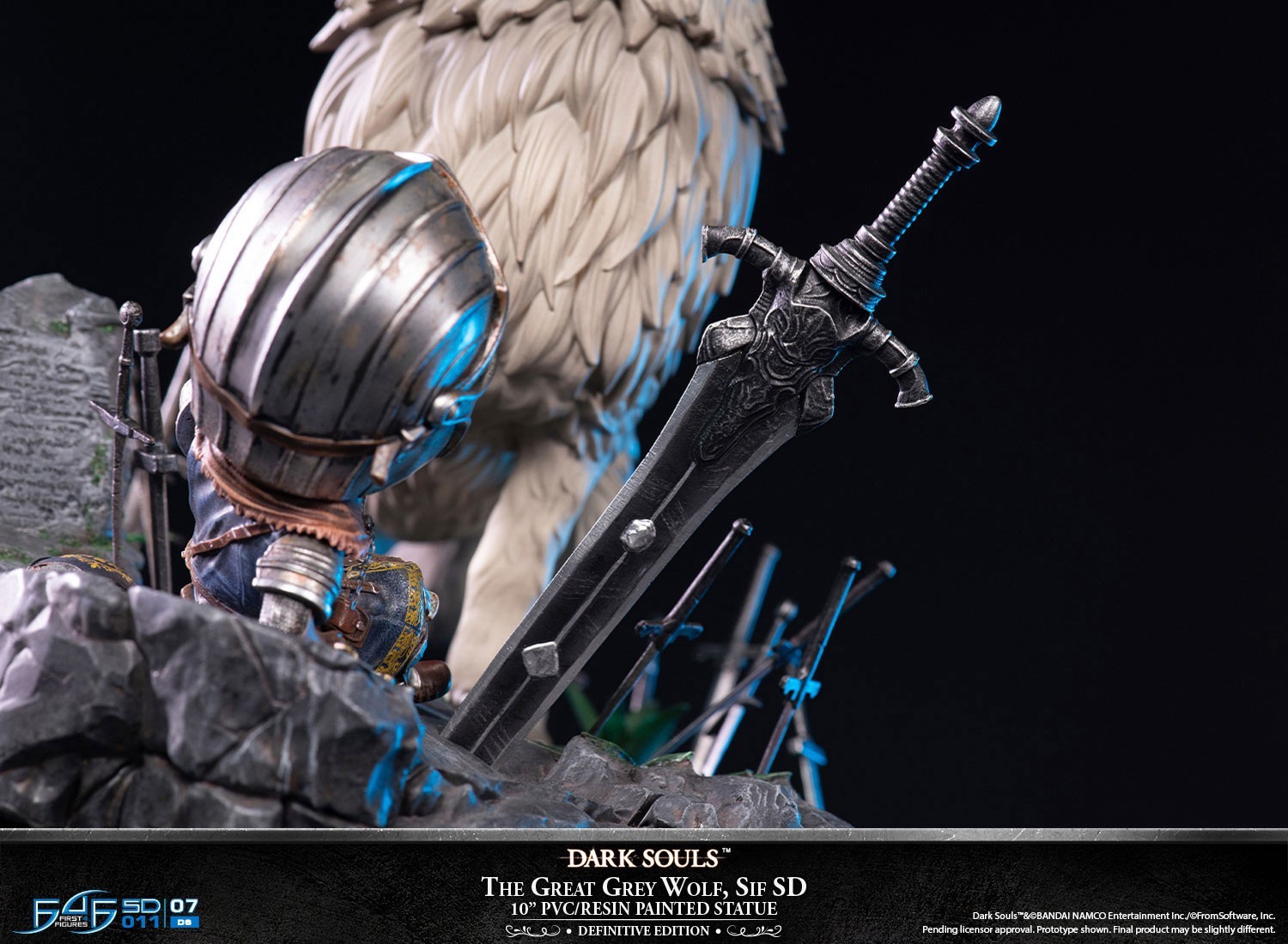 Dark Souls - Haiiro no Dai Ookami Sif - Oscar, Astora no Joukyuu Kishi - Dark Souls SD (SD011|07DS) - Definitive Edition (First 4 Figures) photo 13