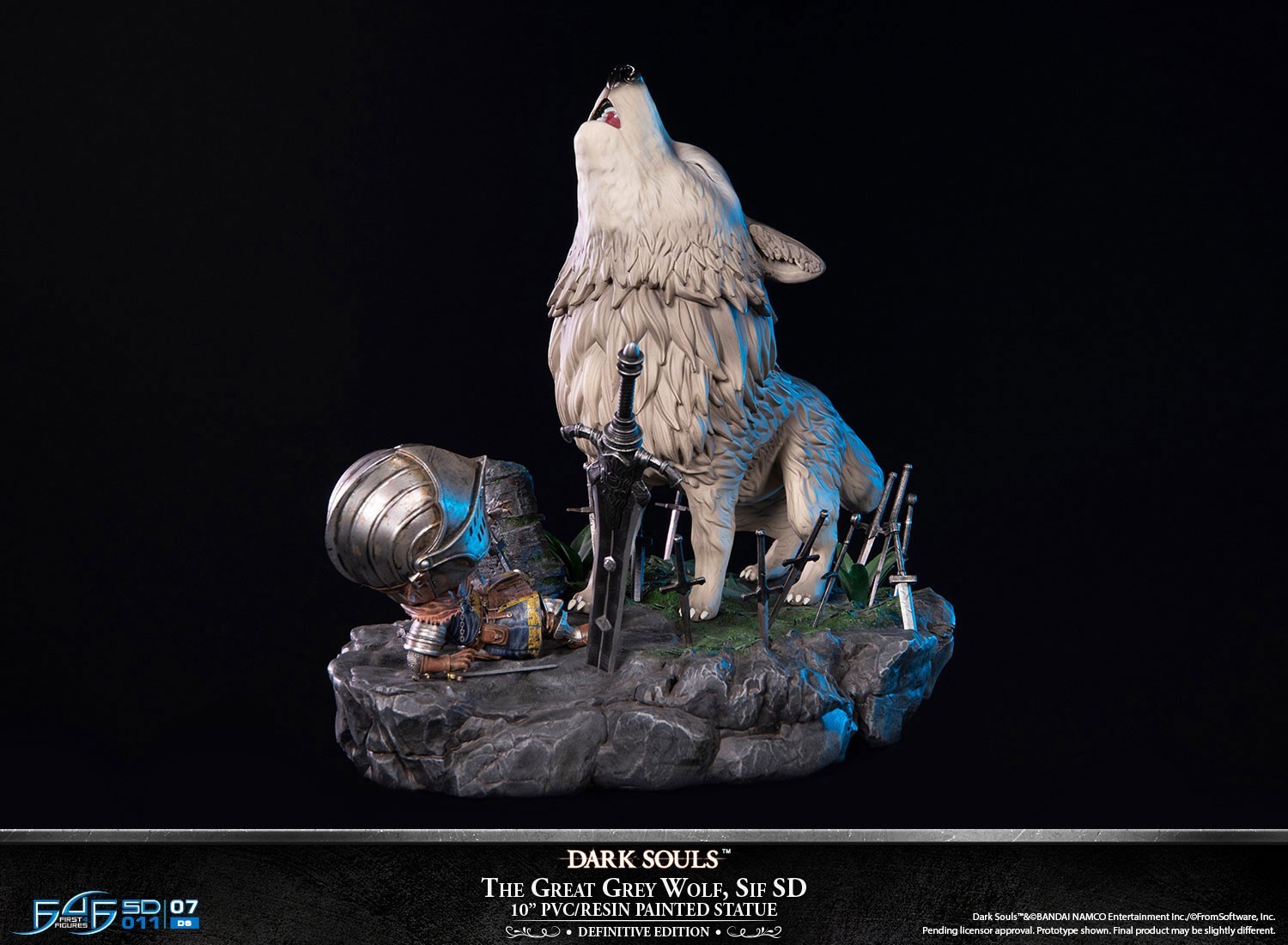 Dark Souls - Haiiro no Dai Ookami Sif - Oscar, Astora no Joukyuu Kishi - Dark Souls SD (SD011|07DS) - Definitive Edition (First 4 Figures) photo 18