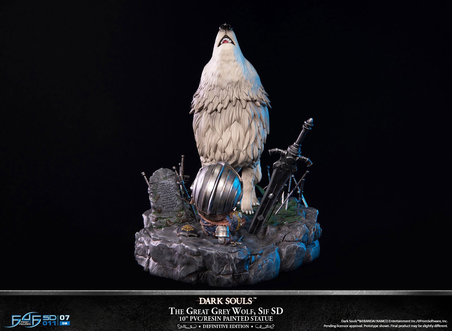 Dark Souls - Haiiro no Dai Ookami Sif - Oscar, Astora no Joukyuu Kishi - Dark Souls SD (SD011|07DS) - Definitive Edition (First 4 Figures) photo 19