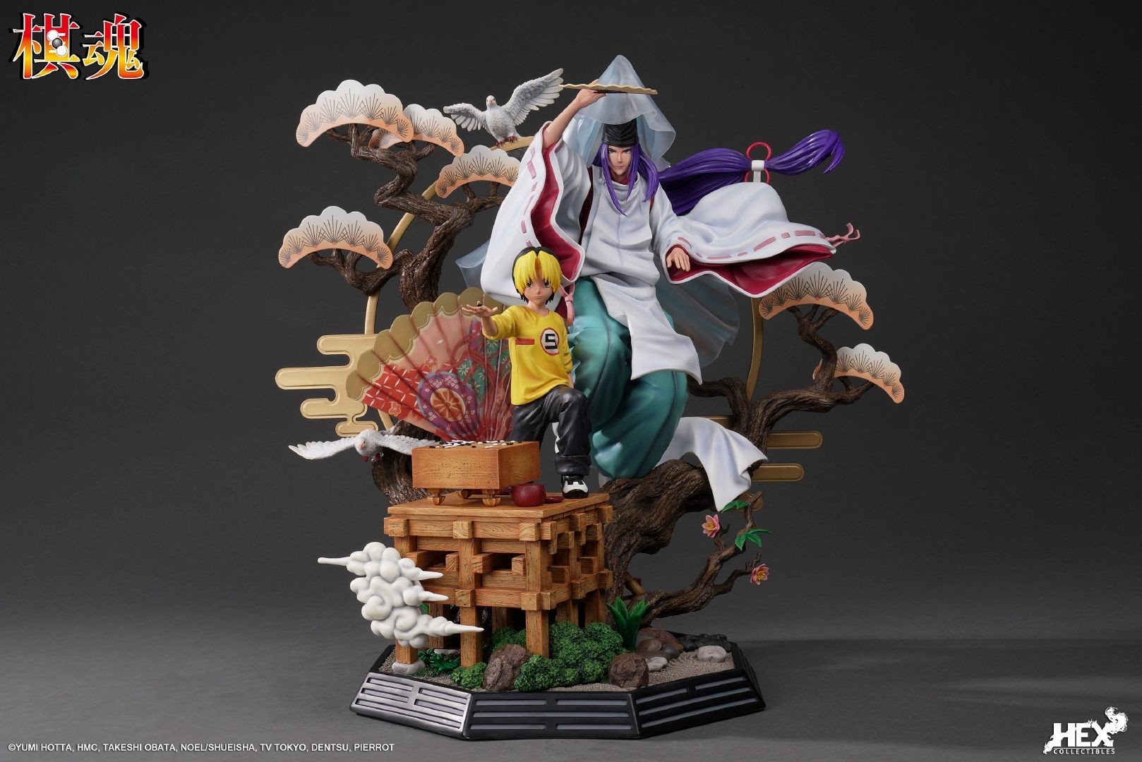 Hikaru no Go - Fujiwara no Sai - Shindou Hikaru - Elite Dynamic Statue - 1/6 (Hex Collectibles) photo 2
