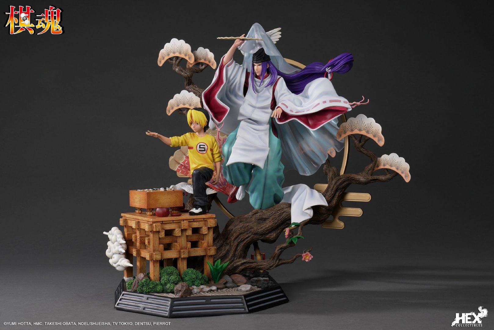 Hikaru no Go - Fujiwara no Sai - Shindou Hikaru - Elite Dynamic Statue - 1/6 (Hex Collectibles) photo 4