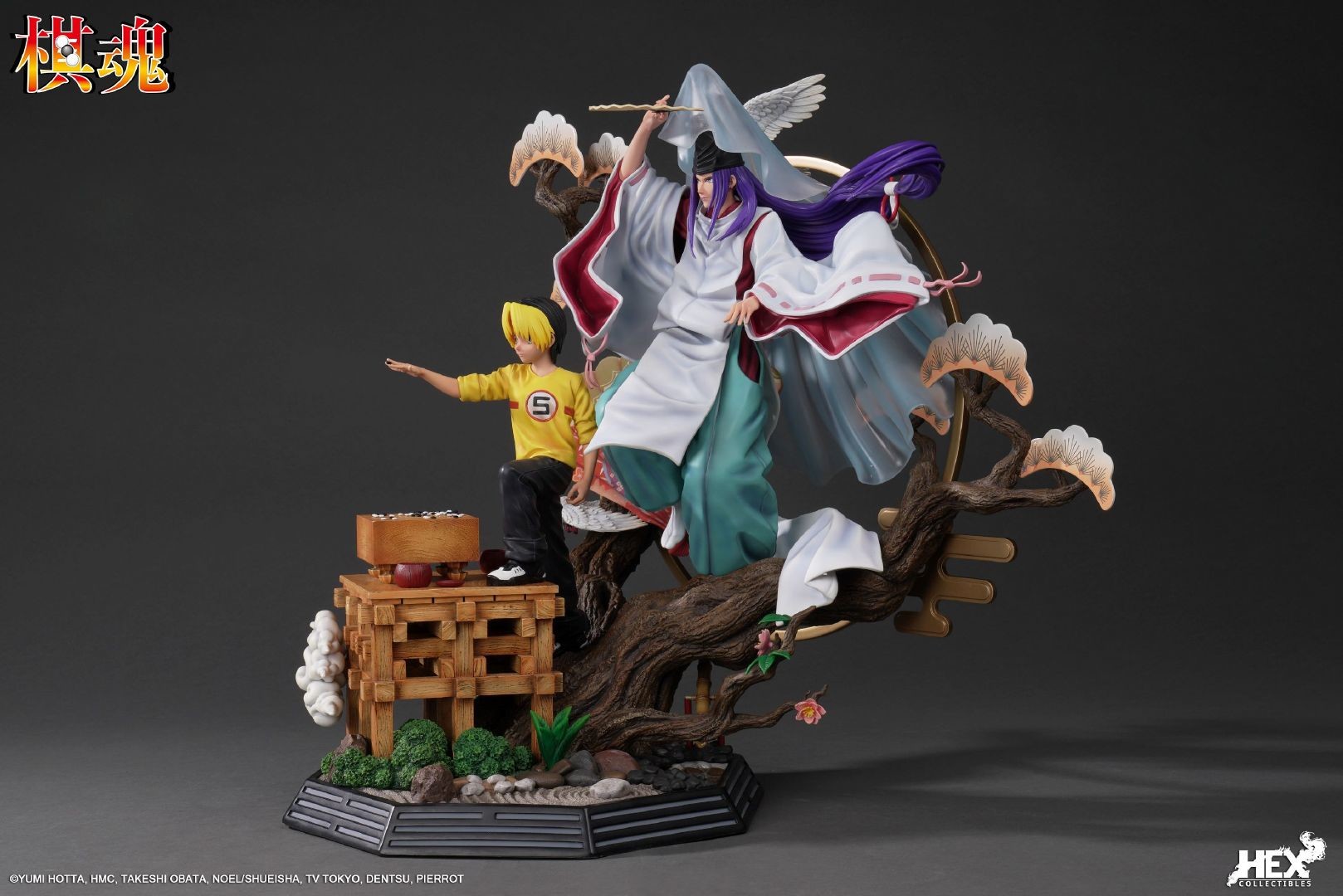 Hikaru no Go - Fujiwara no Sai - Shindou Hikaru - Elite Dynamic Statue - 1/6 (Hex Collectibles) photo 5