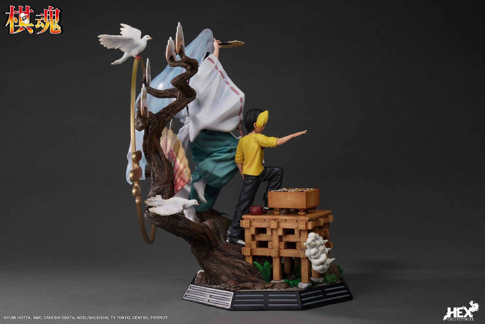 Hikaru no Go - Fujiwara no Sai - Shindou Hikaru - Elite Dynamic Statue - 1/6 (Hex Collectibles) photo 7