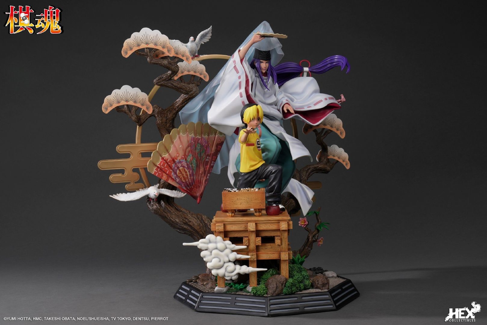 Hikaru no Go - Fujiwara no Sai - Shindou Hikaru - Elite Dynamic Statue - 1/6 (Hex Collectibles) photo 8