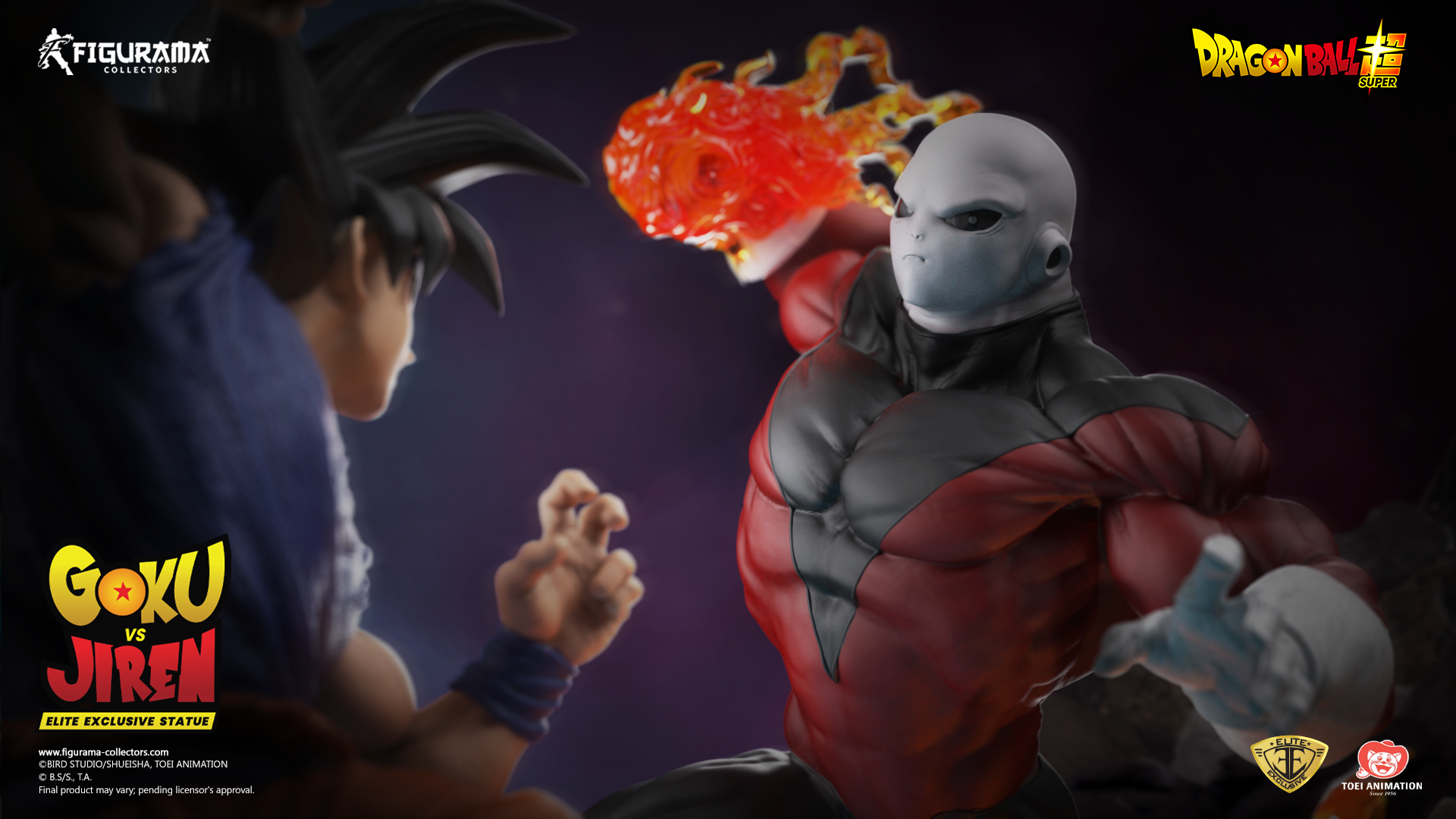 Dragon Ball Super - Jiren - Son Goku - Son Goku Migatte no Goku'i - Elite Exclusive Statue - 1/6 (Figurama Collectors)