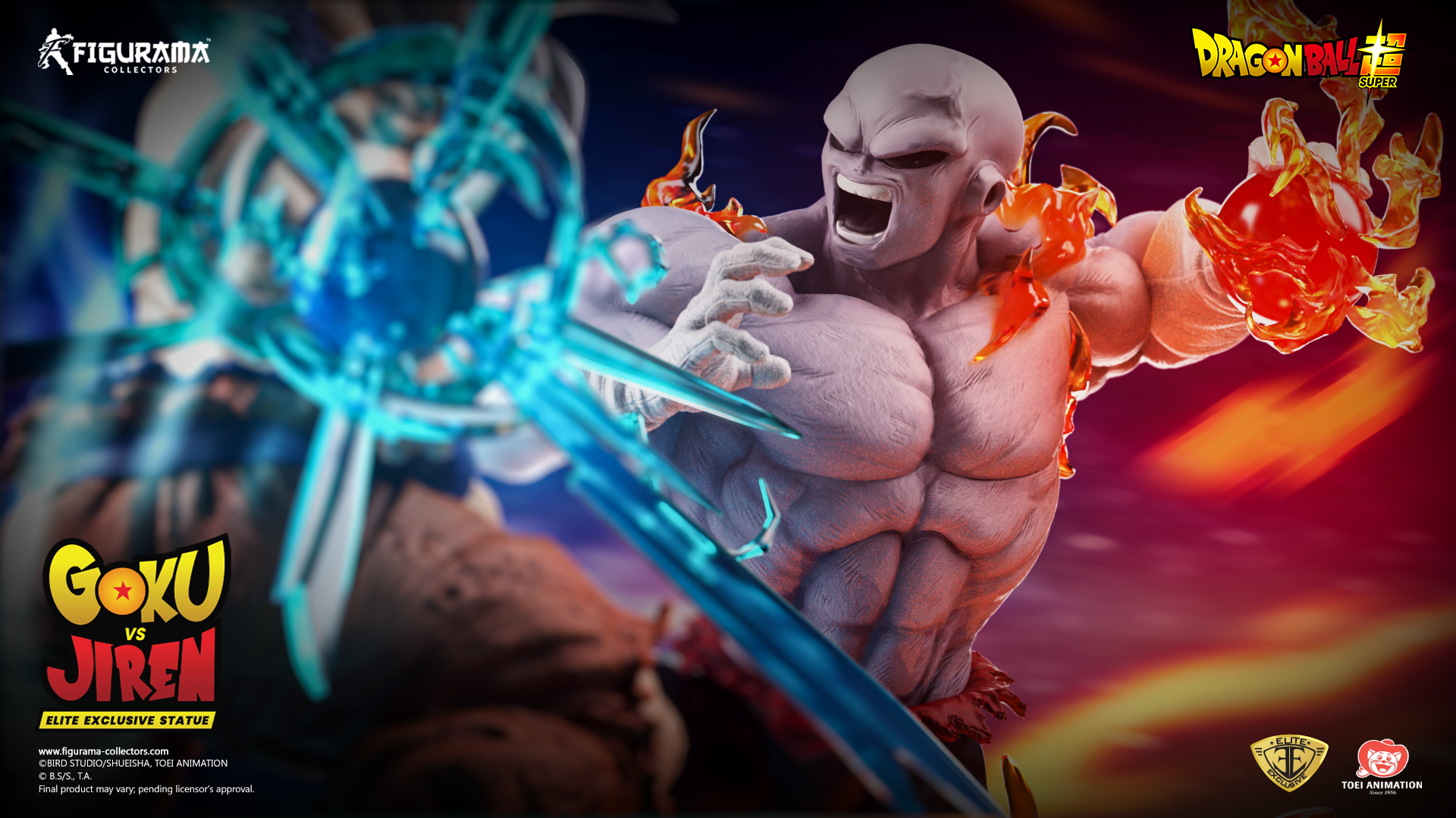 Dragon Ball Super - Jiren - Son Goku - Son Goku Migatte no Goku'i - Elite Exclusive Statue - 1/6 (Figurama Collectors)