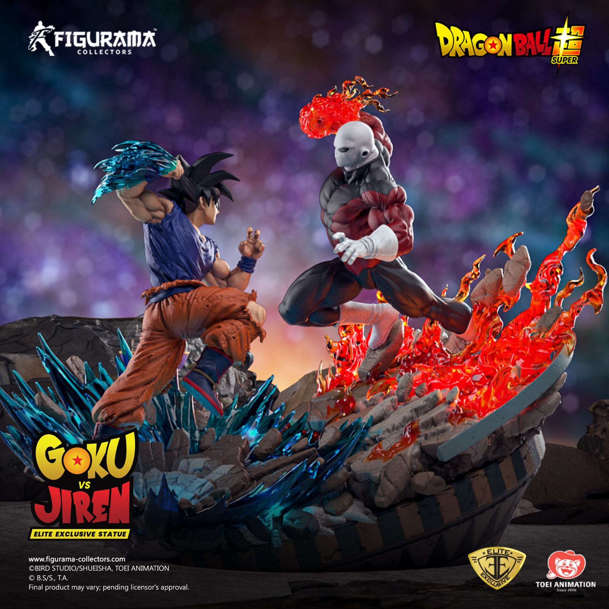 Dragon Ball Super - Jiren - Son Goku - Son Goku Migatte no Goku'i - Elite Exclusive Statue - 1/6 (Figurama Collectors)