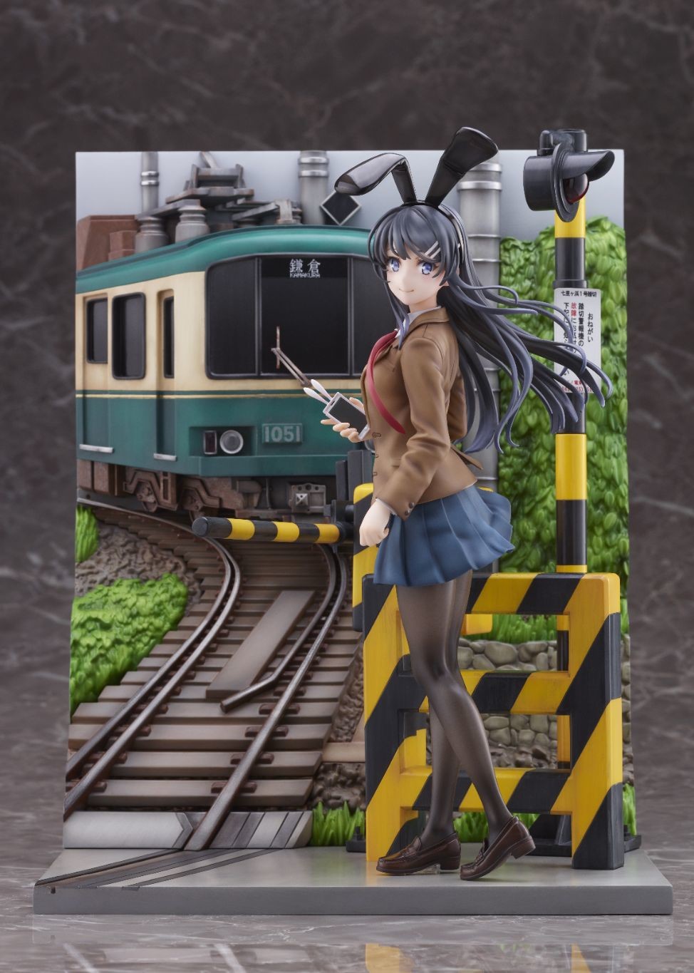 Seishun Buta Yarou wa Bunny Girl Senpai no Yume wo Minai - Sakurajima Mai - Shibuya Scramble Figure - 1/7 - Enoden Ver. (Alpha Satellite, eStream)