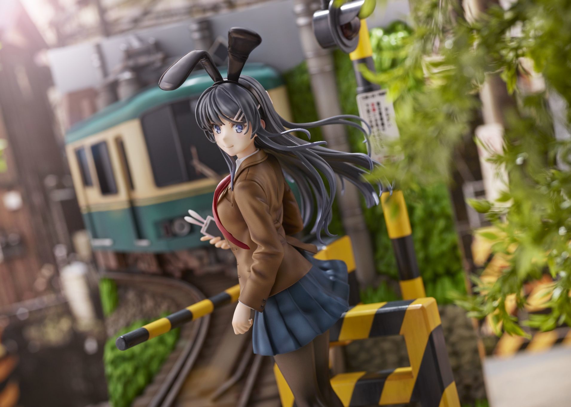 Seishun Buta Yarou wa Bunny Girl Senpai no Yume wo Minai - Sakurajima Mai - Shibuya Scramble Figure - 1/7 - Enoden Ver. (Alpha Satellite, eStream)