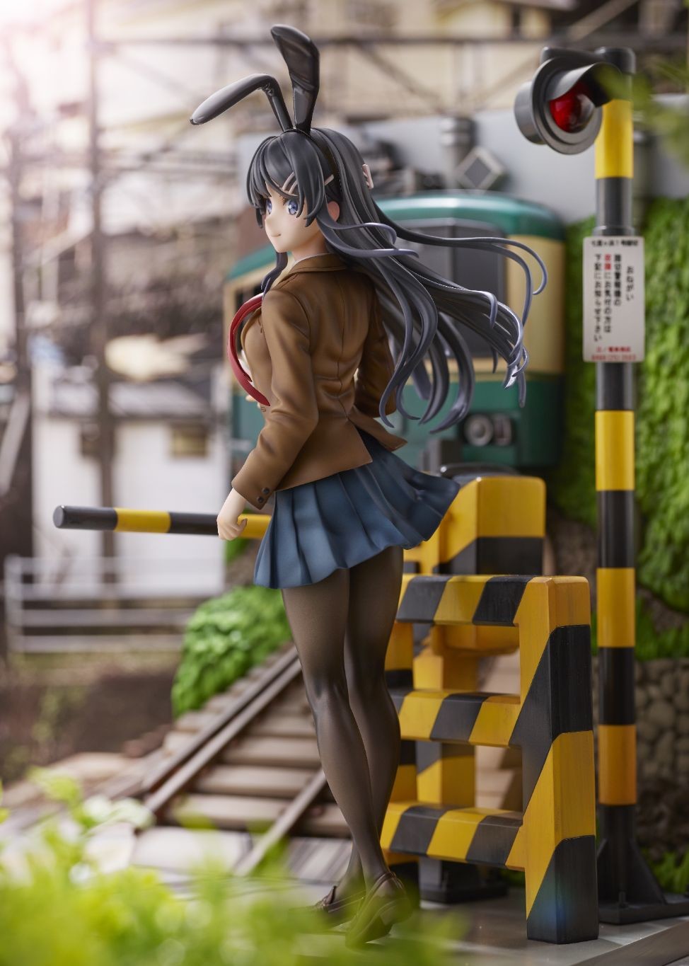 Seishun Buta Yarou wa Bunny Girl Senpai no Yume wo Minai - Sakurajima Mai - Shibuya Scramble Figure - 1/7 - Enoden Ver. (Alpha Satellite, eStream)