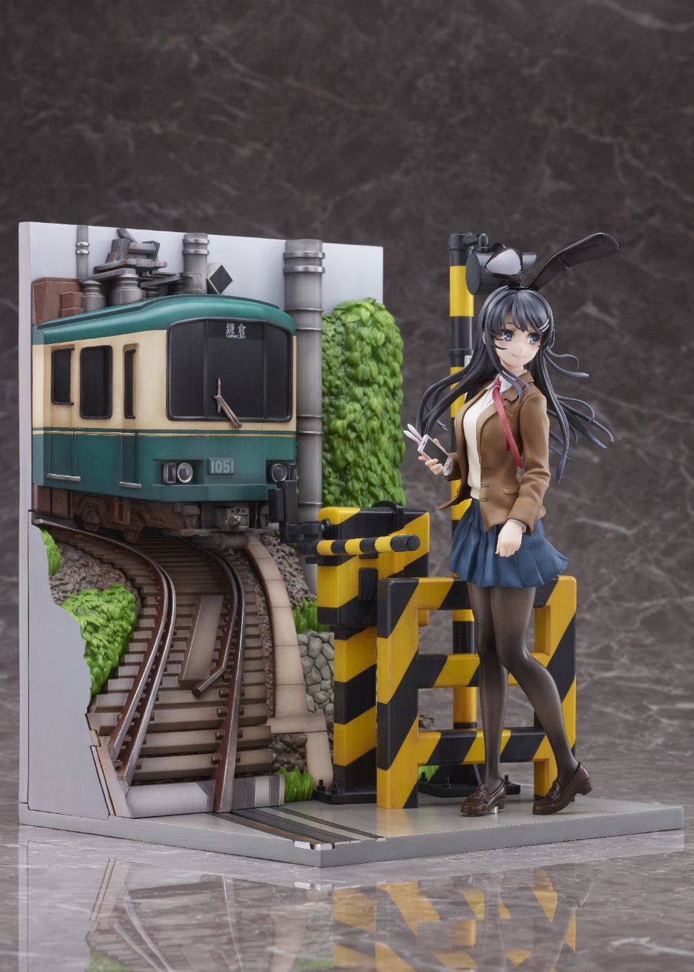 Seishun Buta Yarou wa Bunny Girl Senpai no Yume wo Minai - Sakurajima Mai - Shibuya Scramble Figure - 1/7 - Enoden Ver. (Alpha Satellite, eStream)