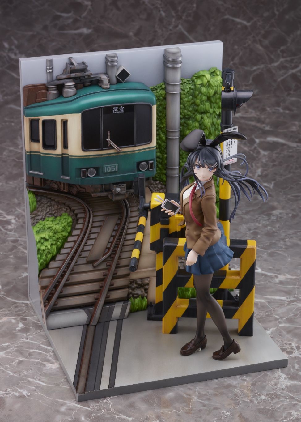 Seishun Buta Yarou wa Bunny Girl Senpai no Yume wo Minai - Sakurajima Mai - Shibuya Scramble Figure - 1/7 - Enoden Ver. (Alpha Satellite, eStream)