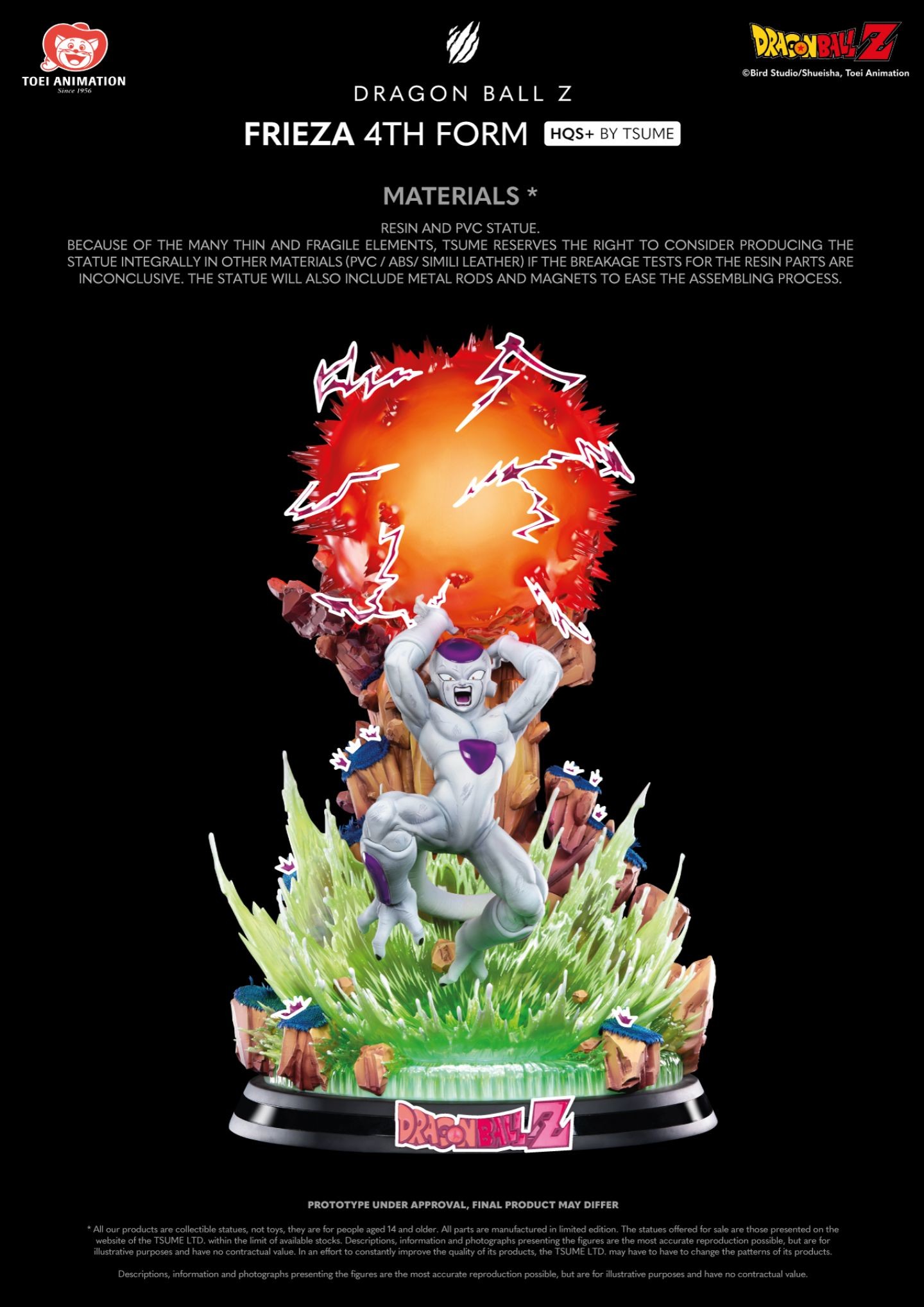 Dragon Ball Z - Frieza - Final Form - HQS+ - 1/4 (Tsume)